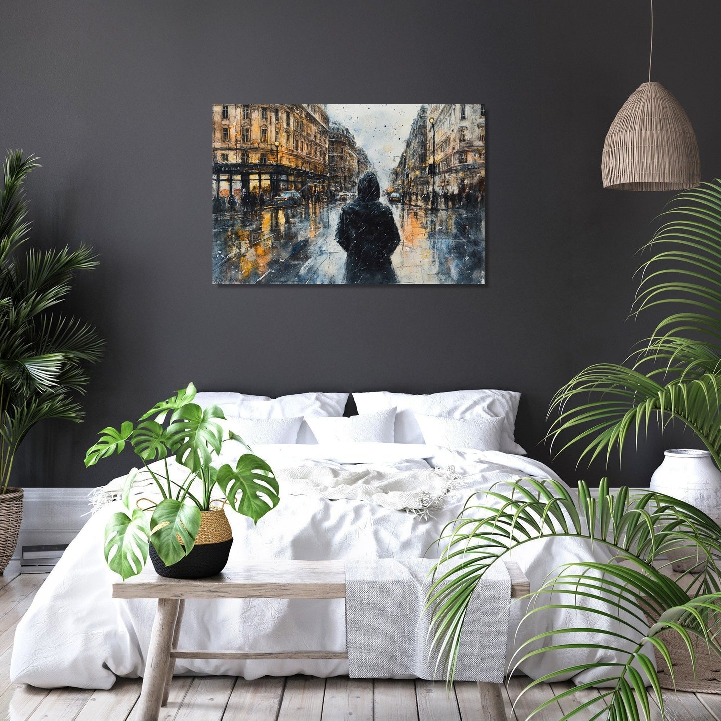 Shadowed Pursuit Canvas