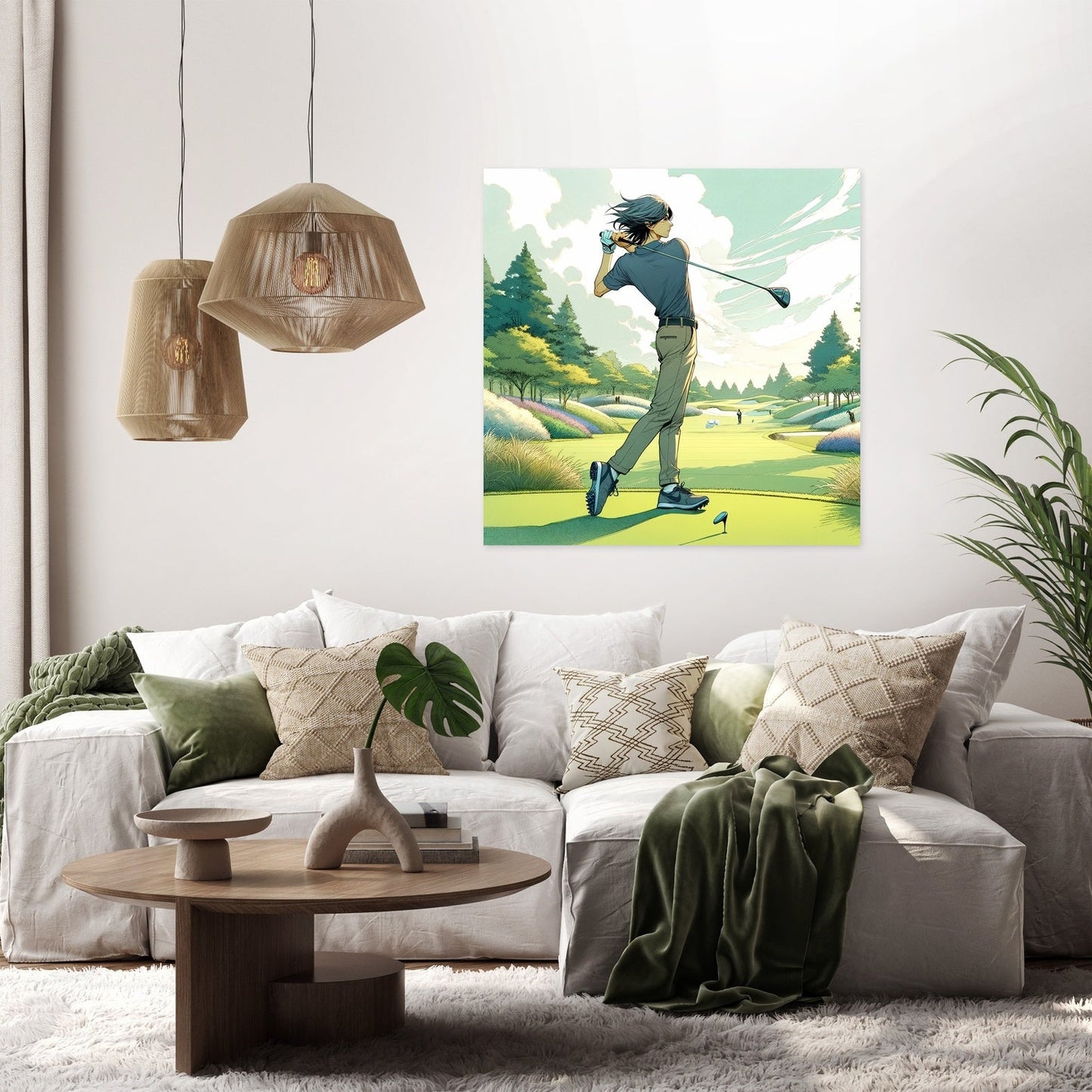 Serene Swing Canvas
