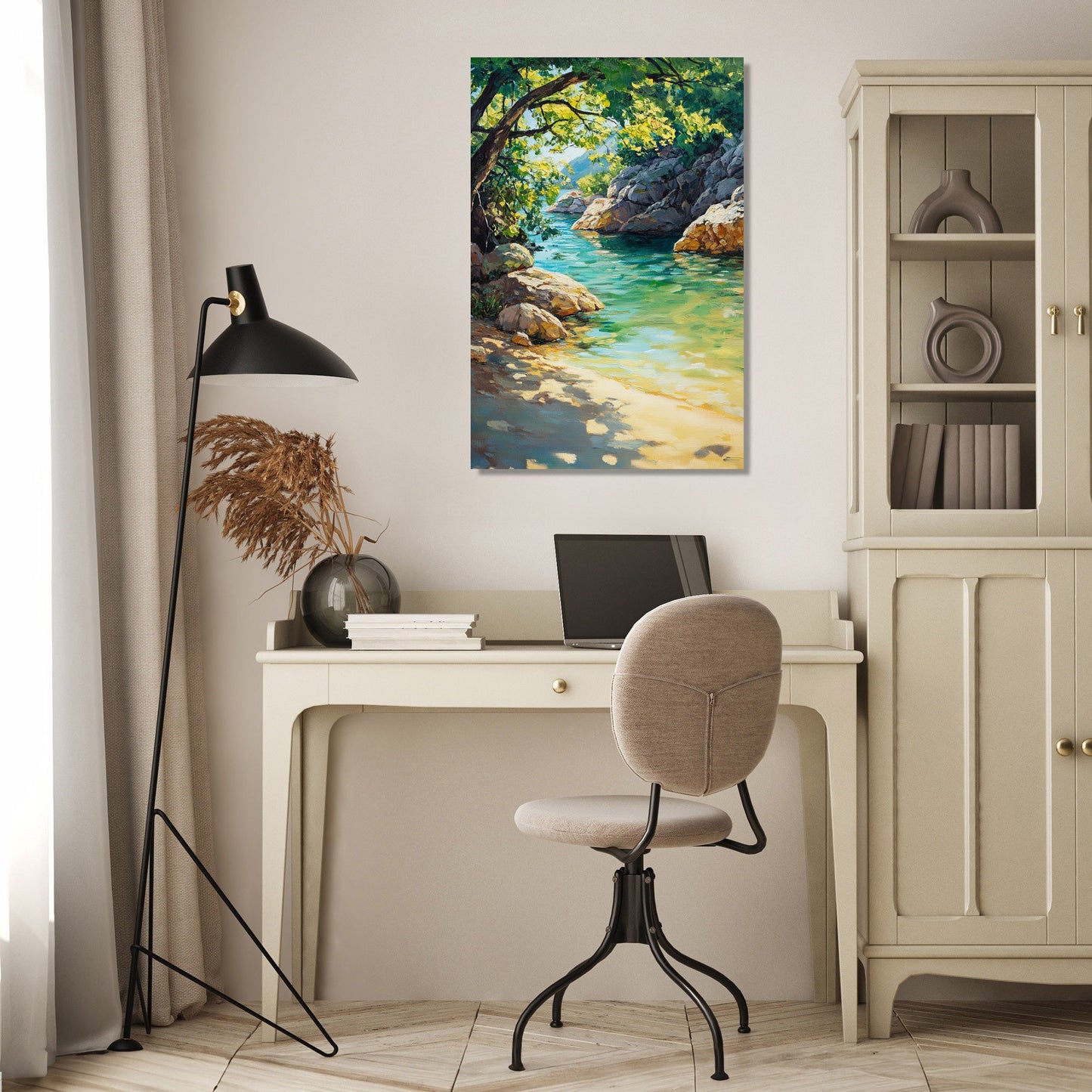 Crystal Cove Reflection Canvas