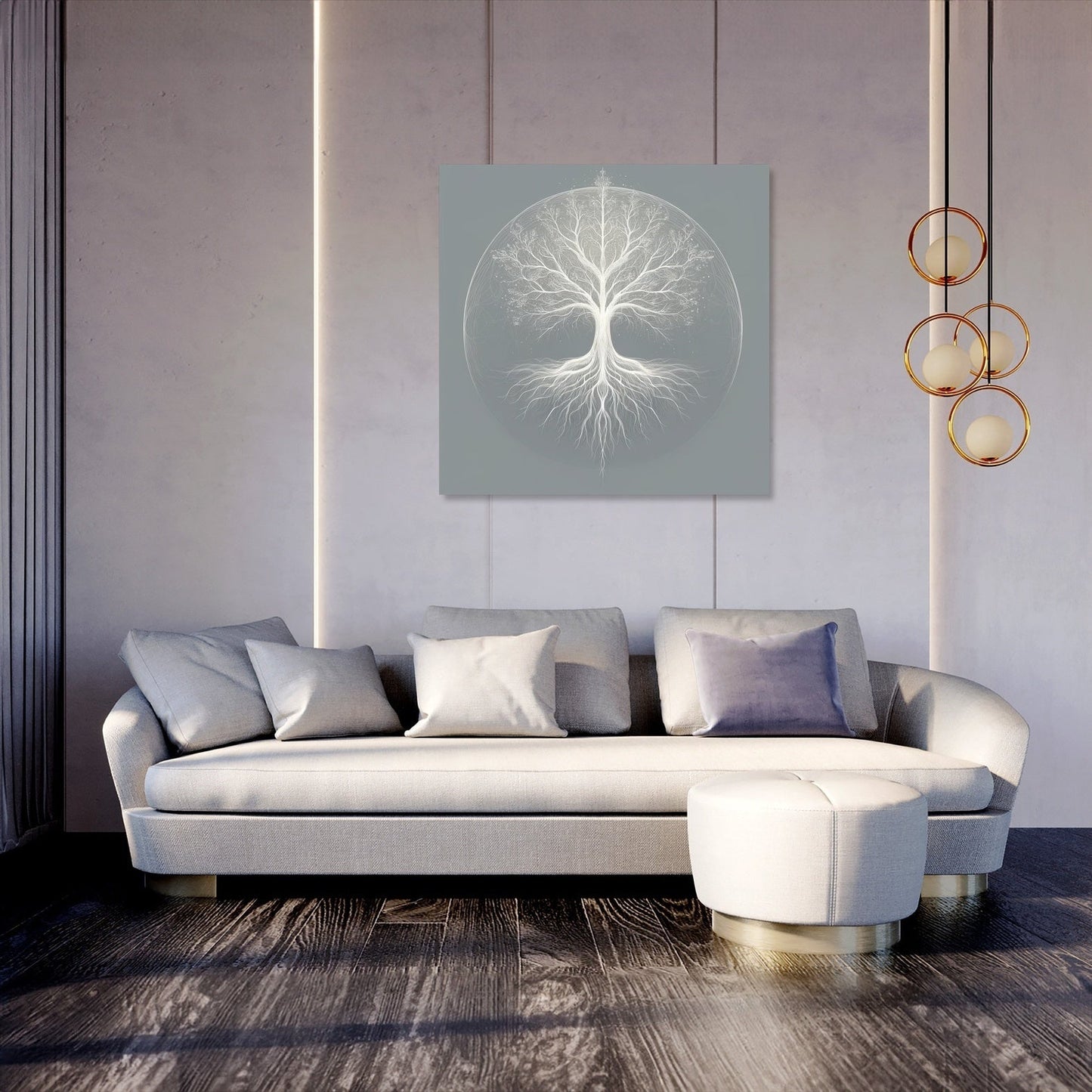 Spectral Roots Canvas