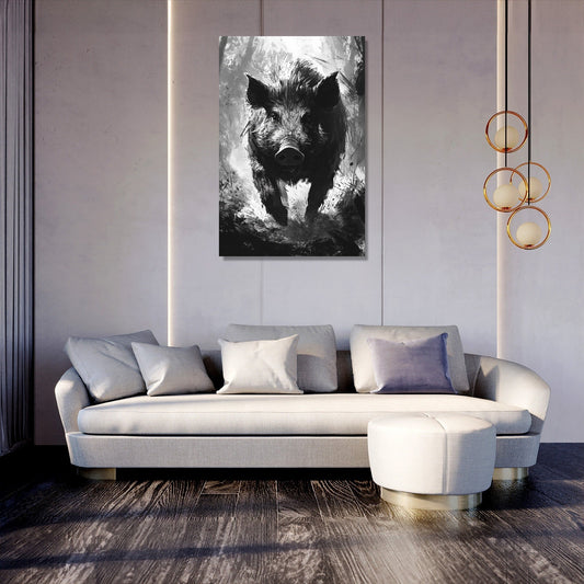Untamed Boar Canvas