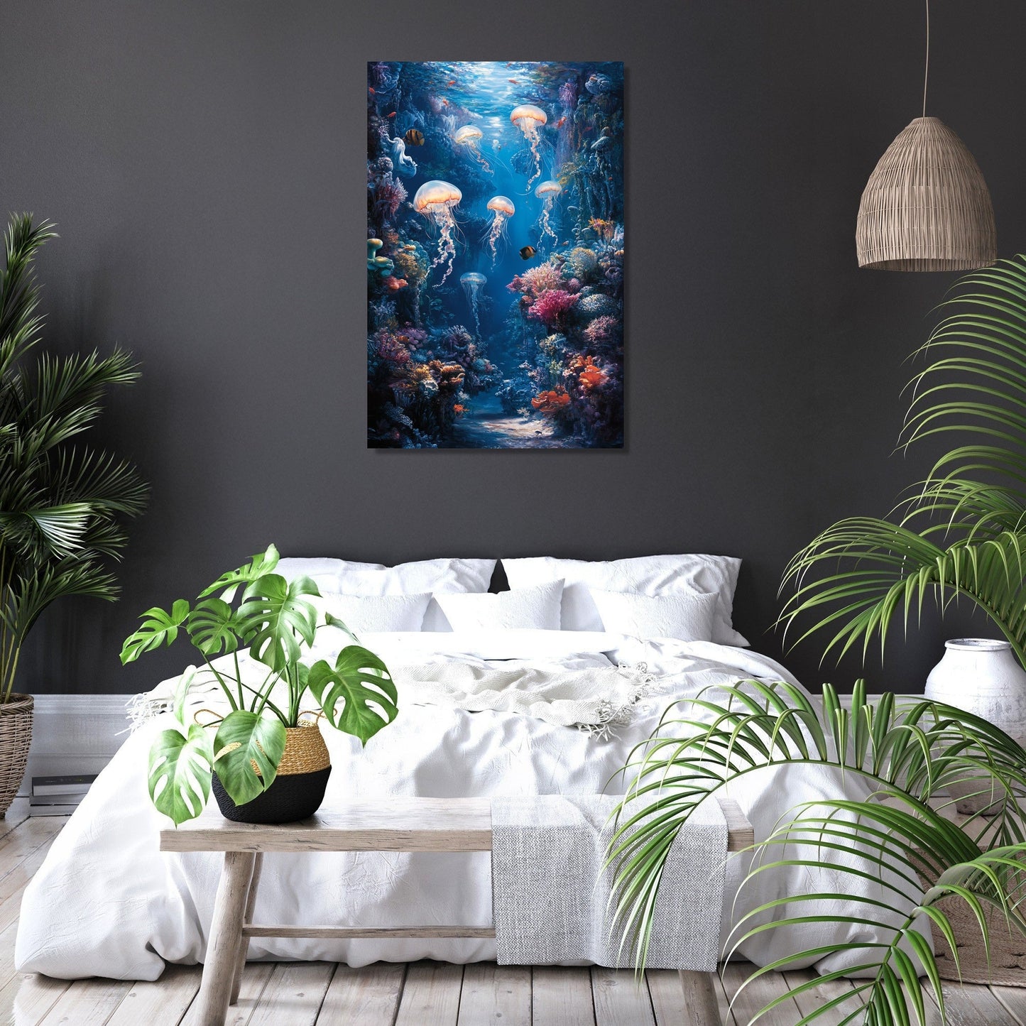 Enigmatic Ocean Symphony Canvas