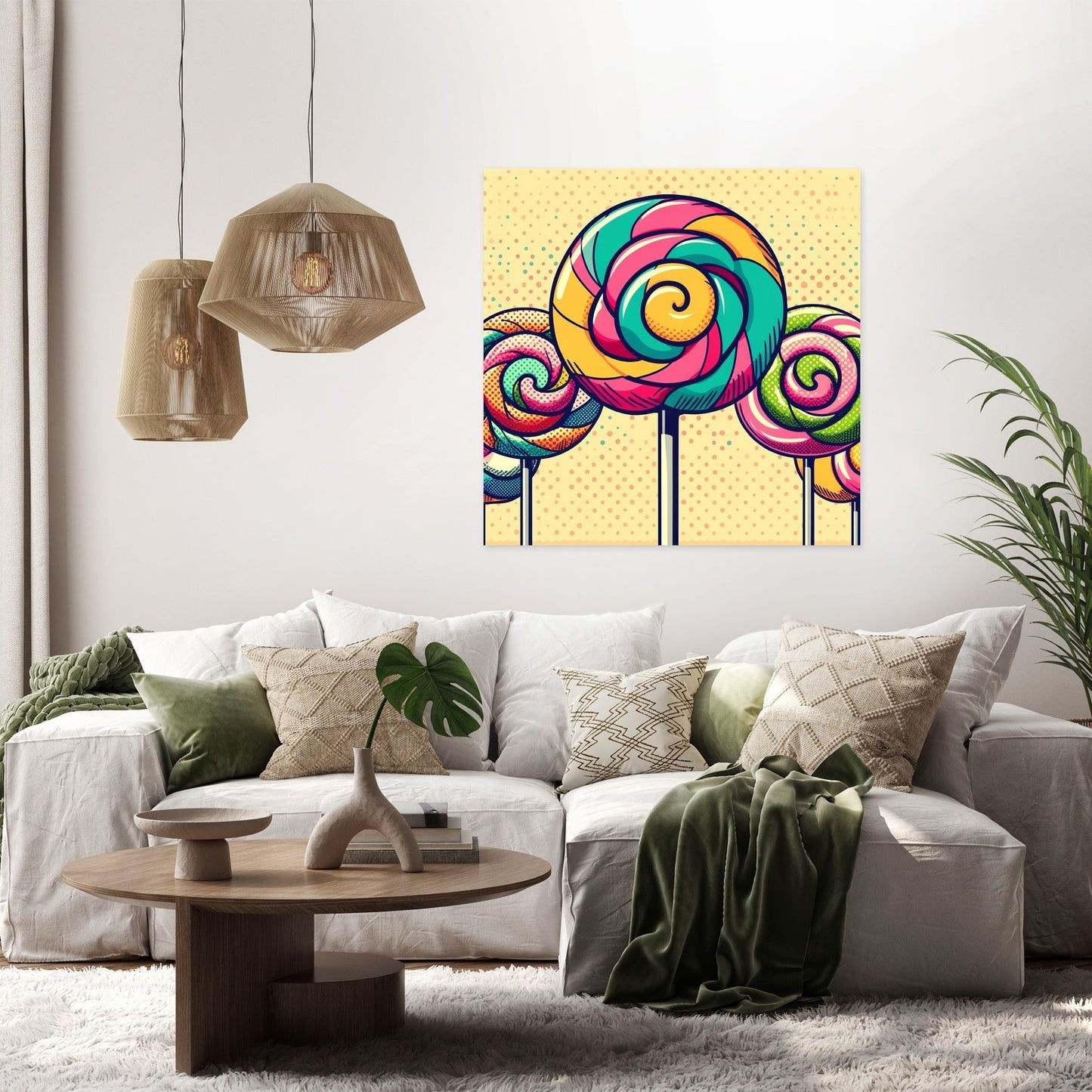 Lollipop Pop Canvas