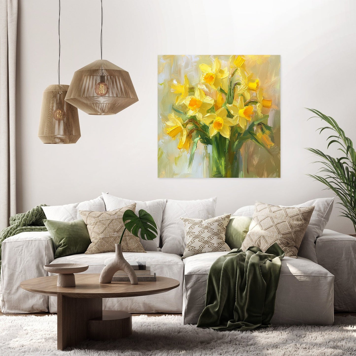 Daffodil Harmony Canvas