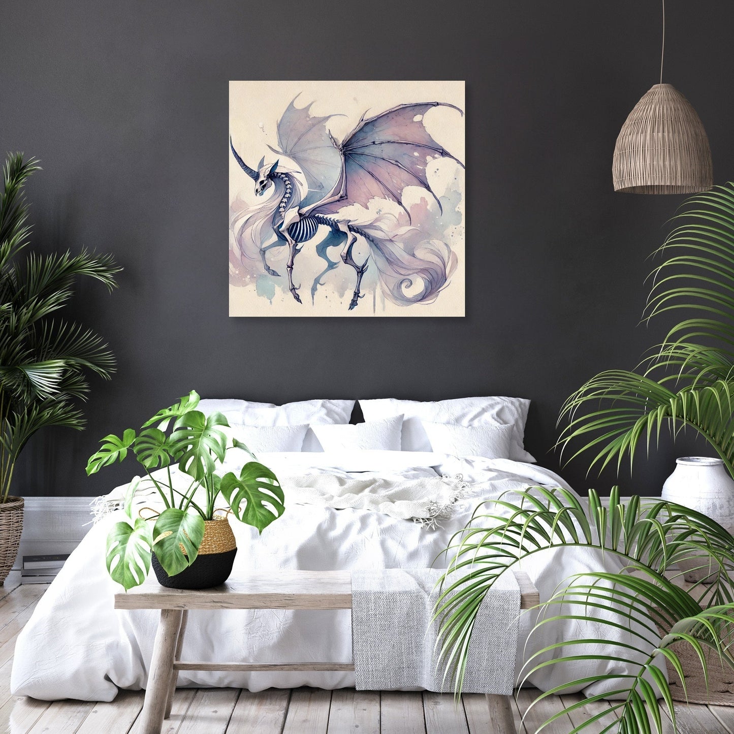 Ethereal Thestral Canvas