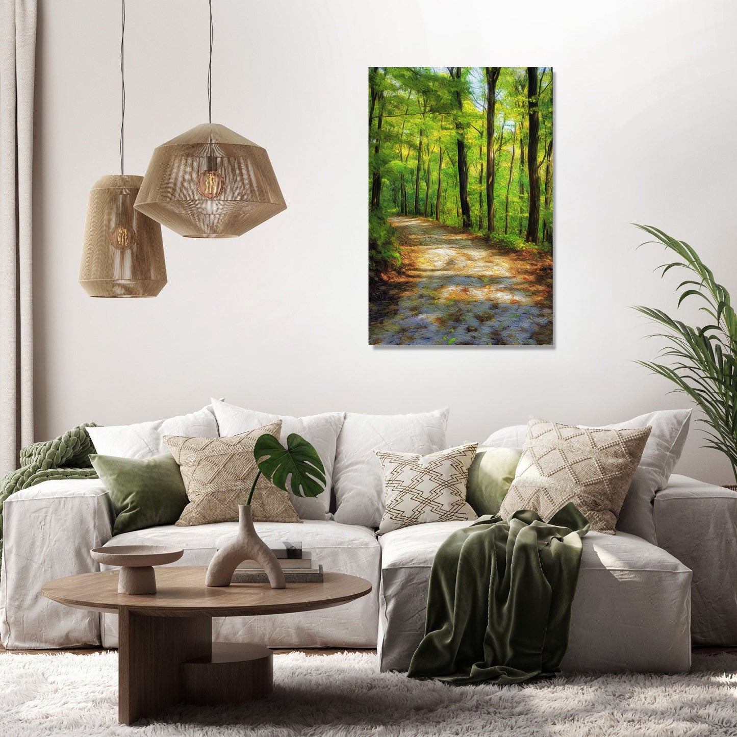 Spring Woodland Awakening Canvas