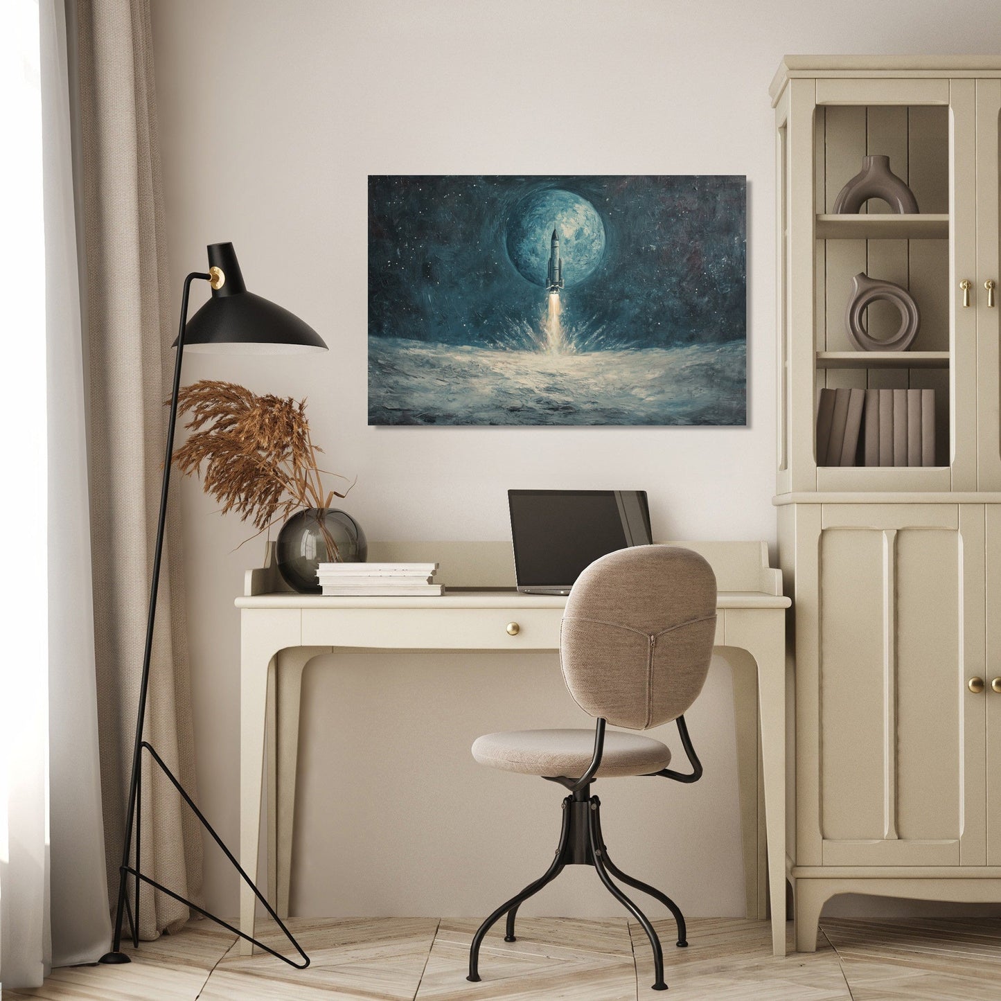 Lunar Descent Canvas