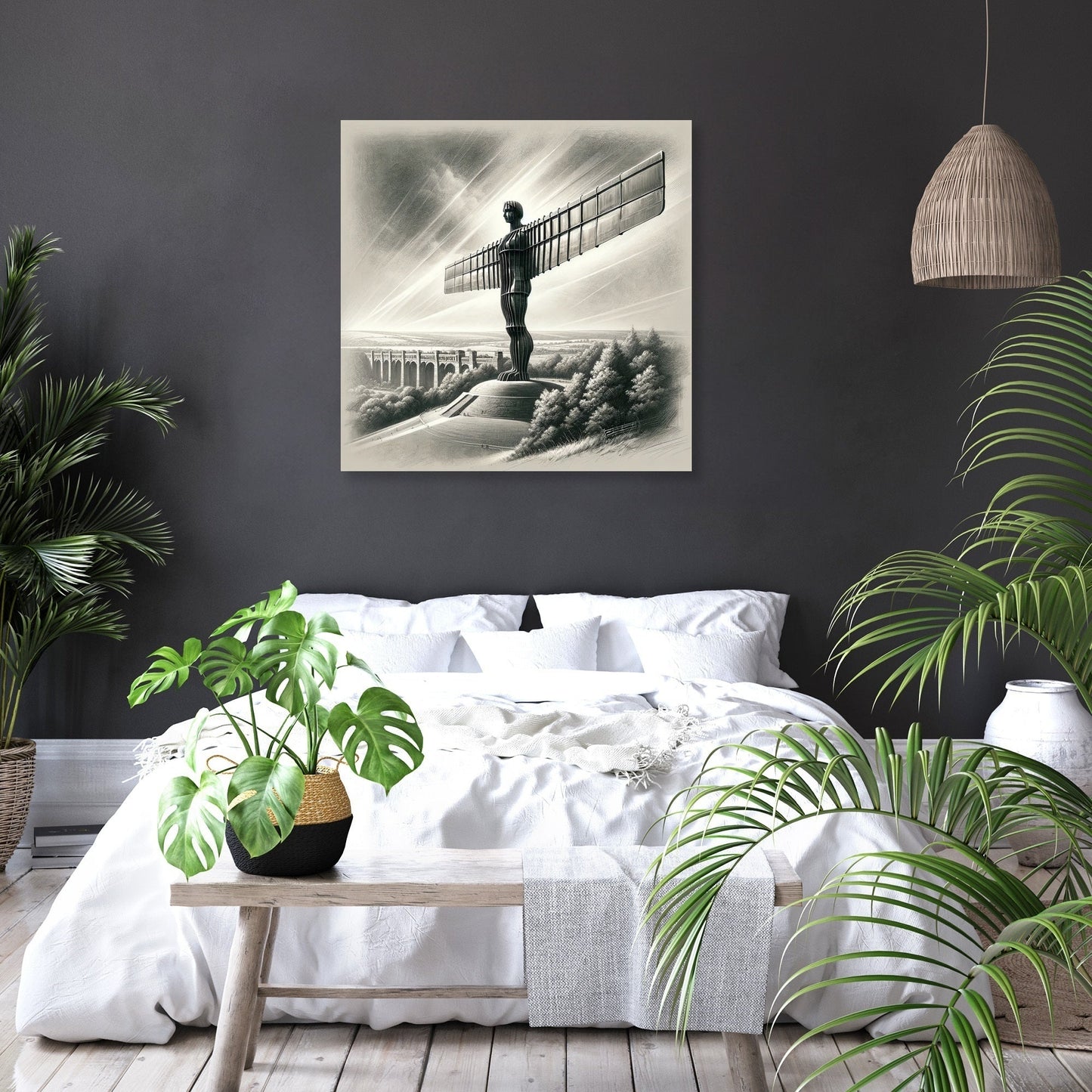 Newcastle Angel of the North Classic Vision Canvas
