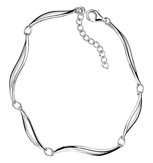 Beginnings Linked Leaves Bracelet