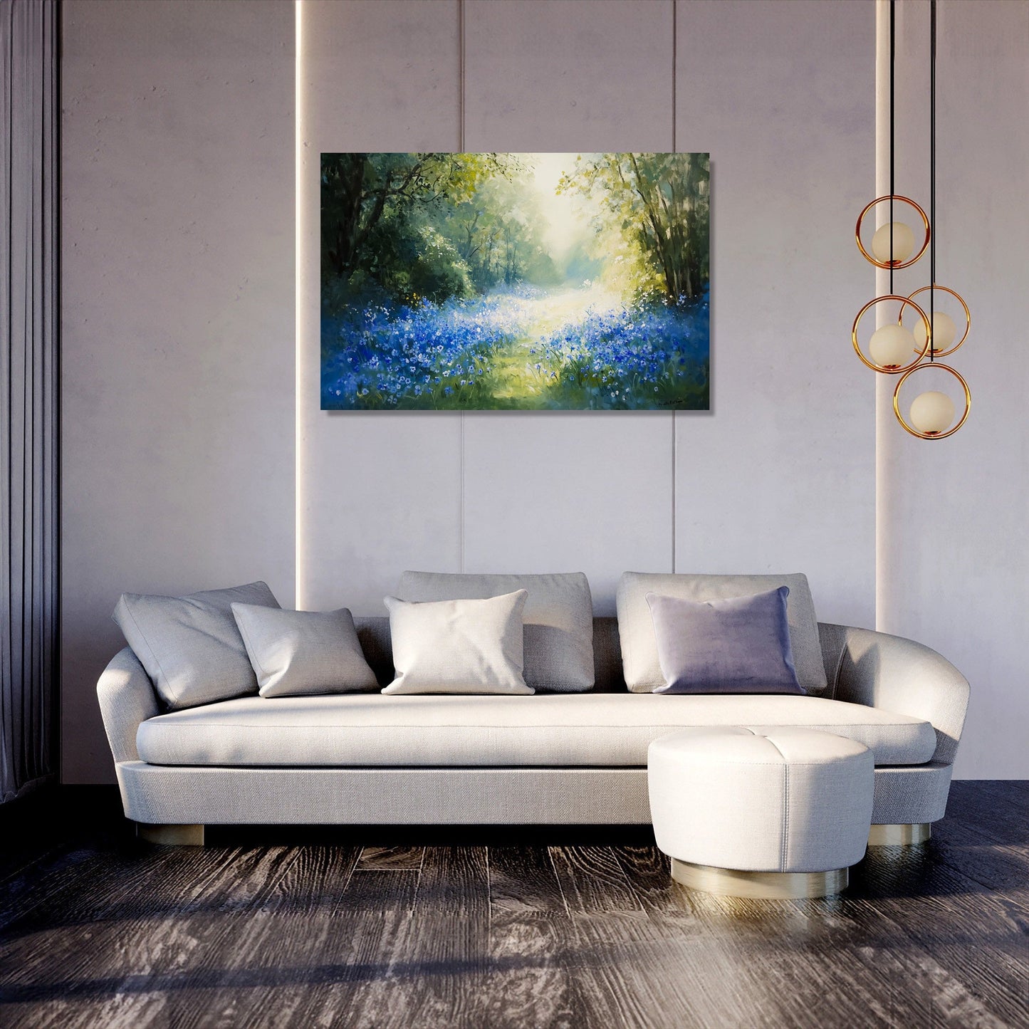 Forget-Me-Not Nostalgia Canvas