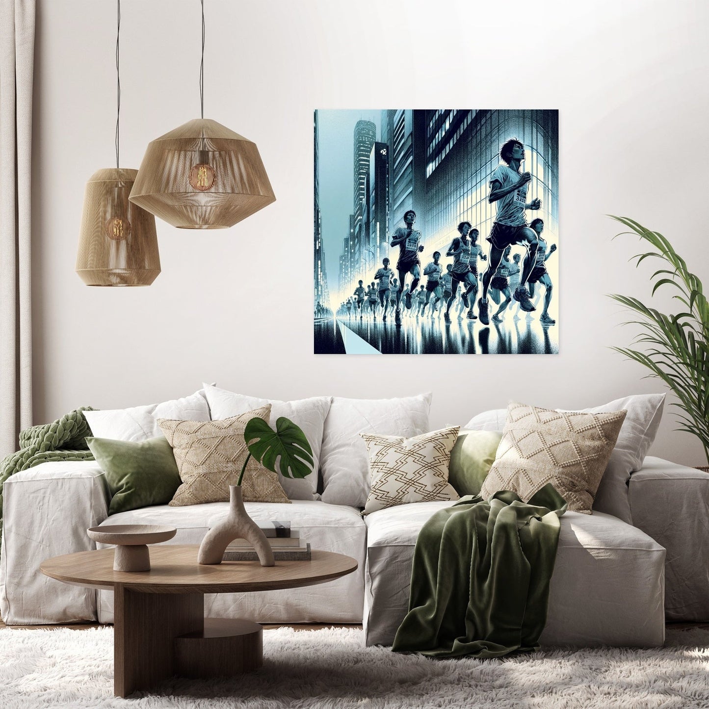 Midnight Marathon Canvas