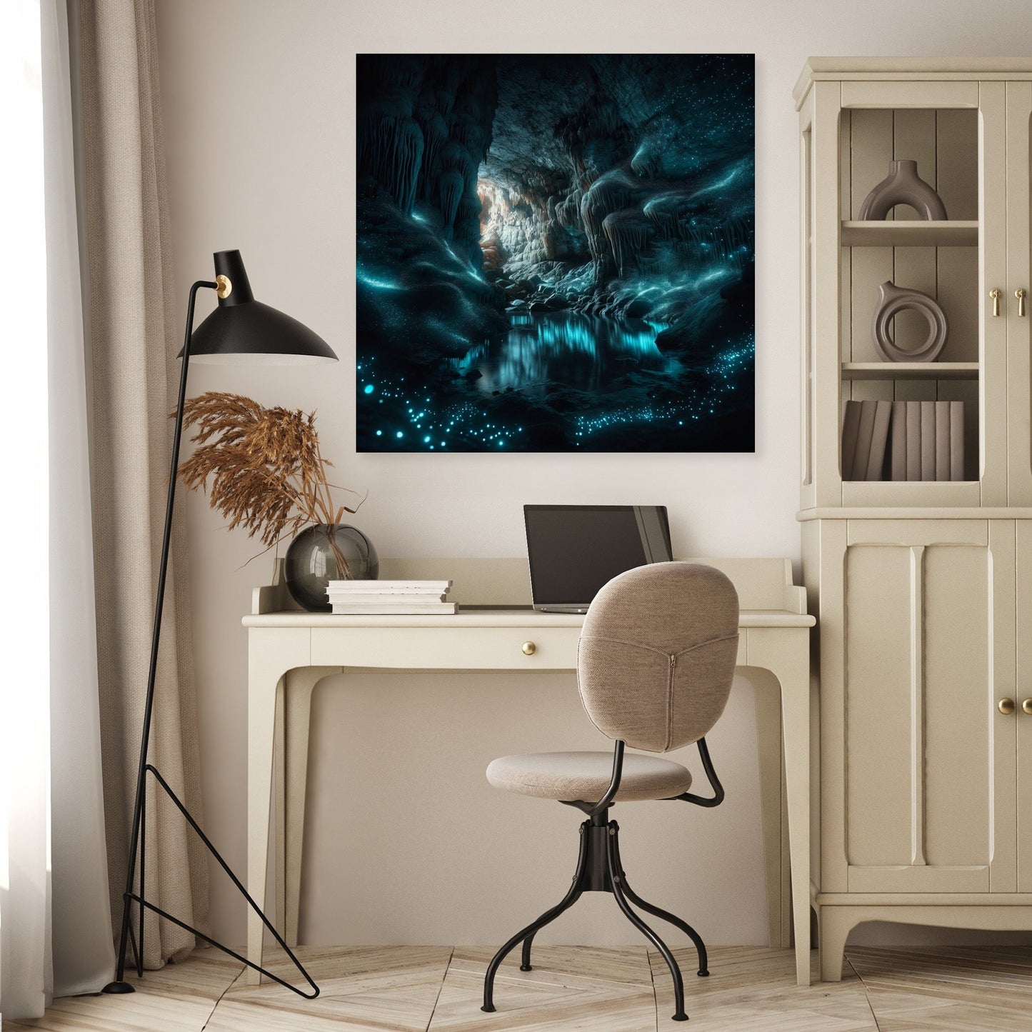 Glowworm Cave Canvas