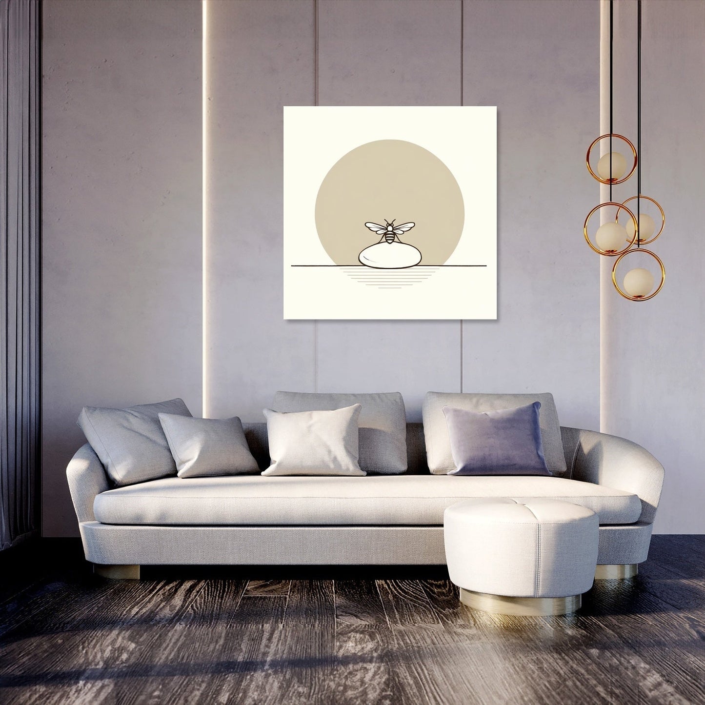 Bee Zen Canvas