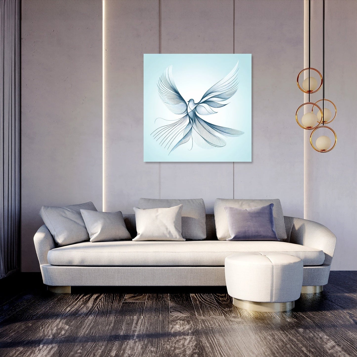 Elegant Flight Canvas