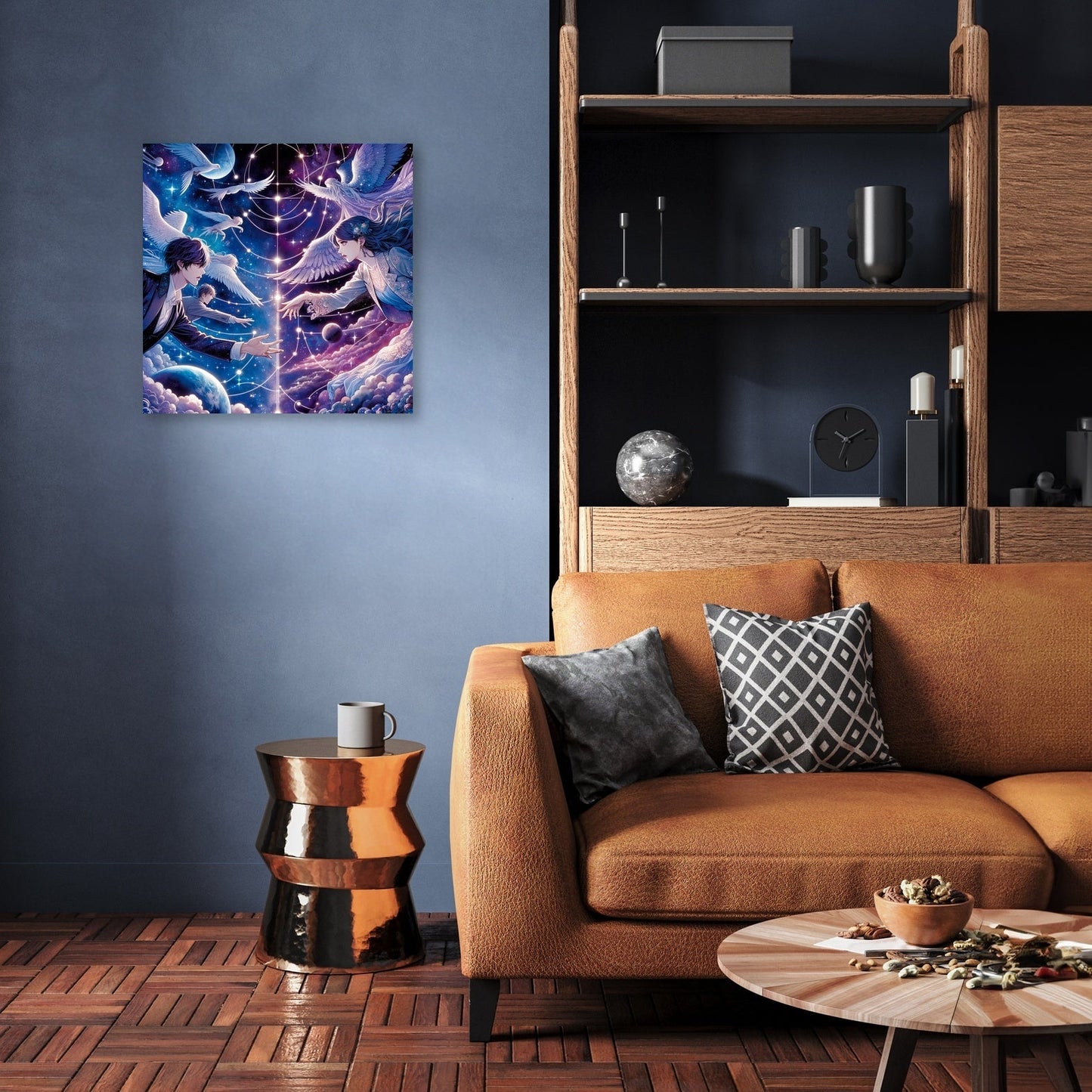 Stellar Love Embrace Canvas