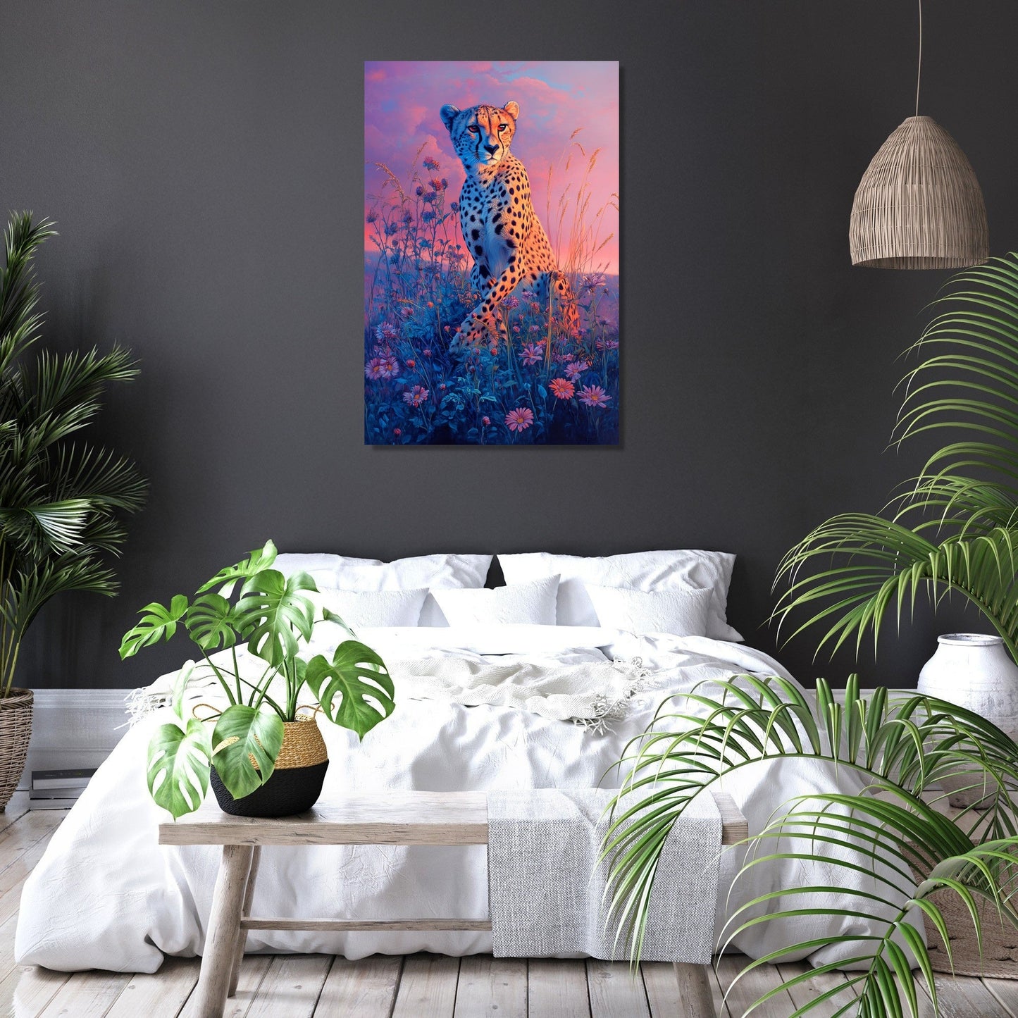 Cheetah Velocity Canvas