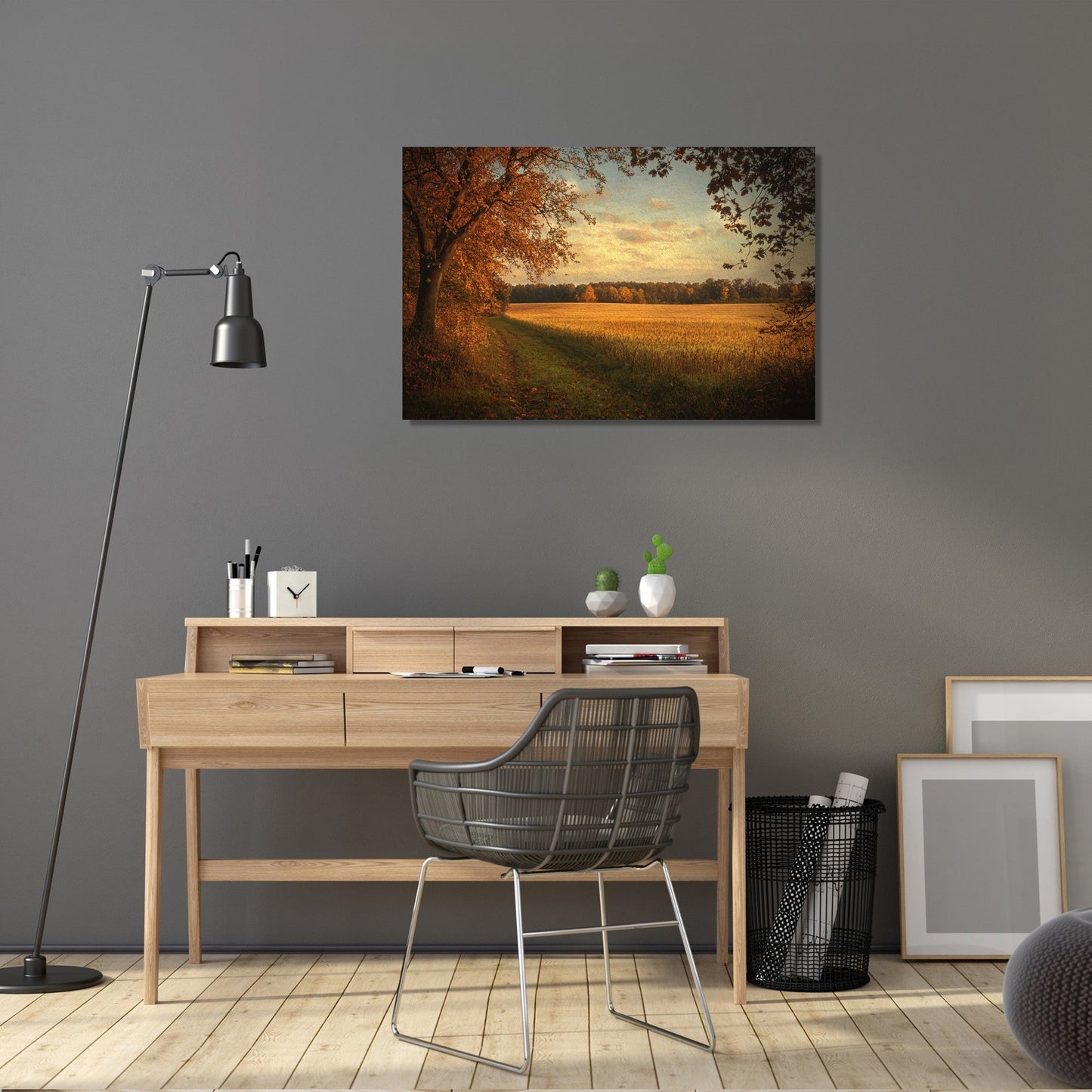 Golden Autumn Dusk Canvas