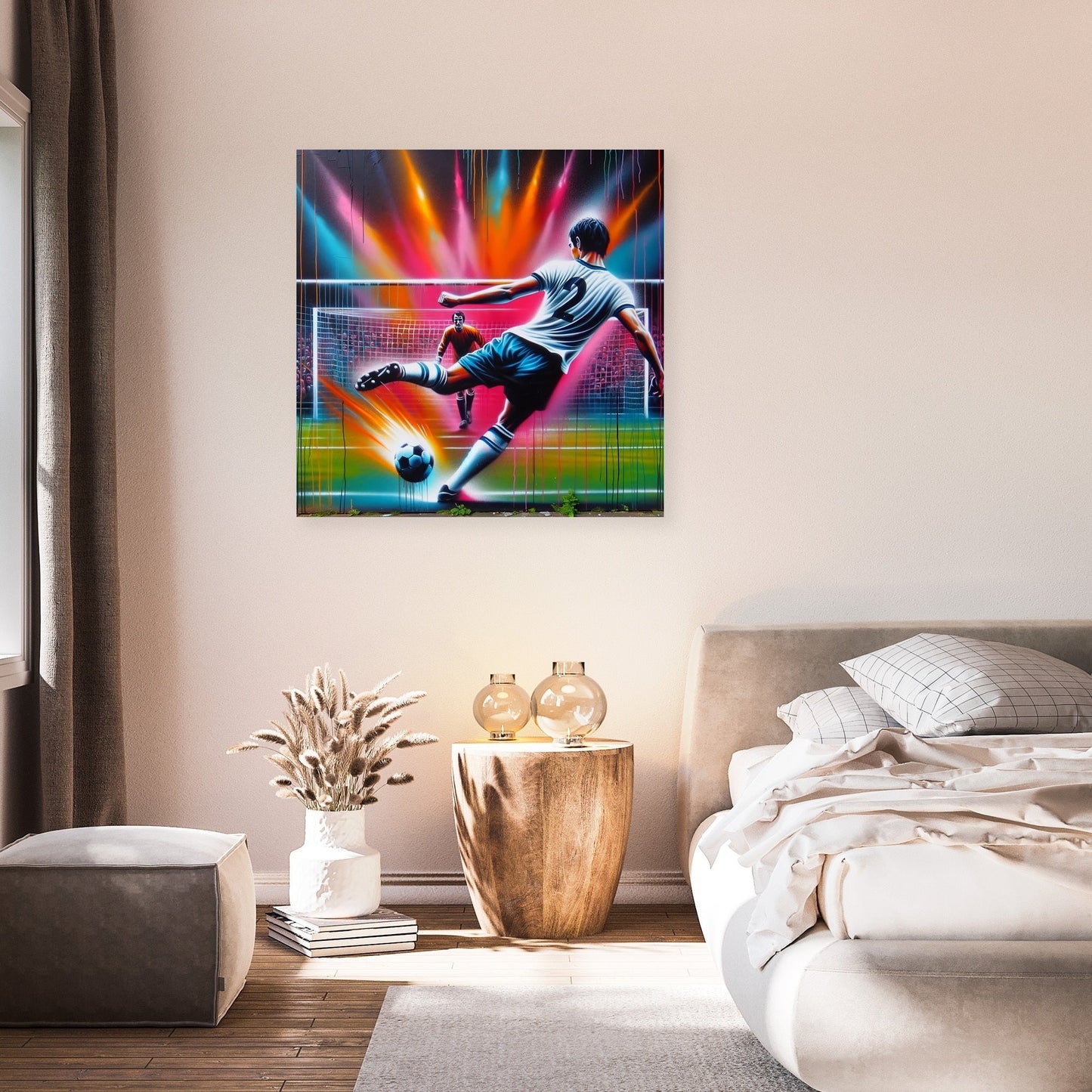 Free Kick Frenzy Canvas
