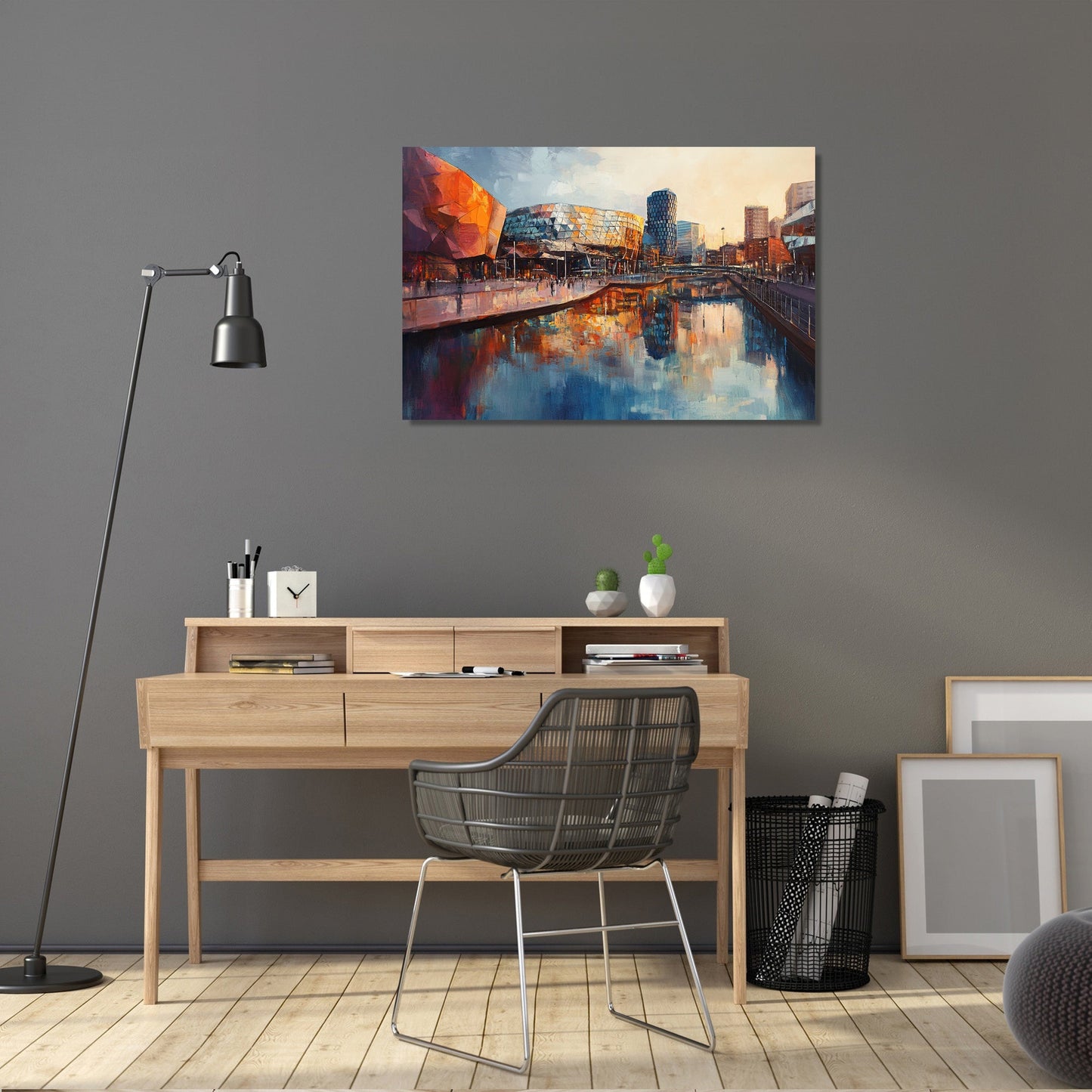 Birmingham Futurism Canvas