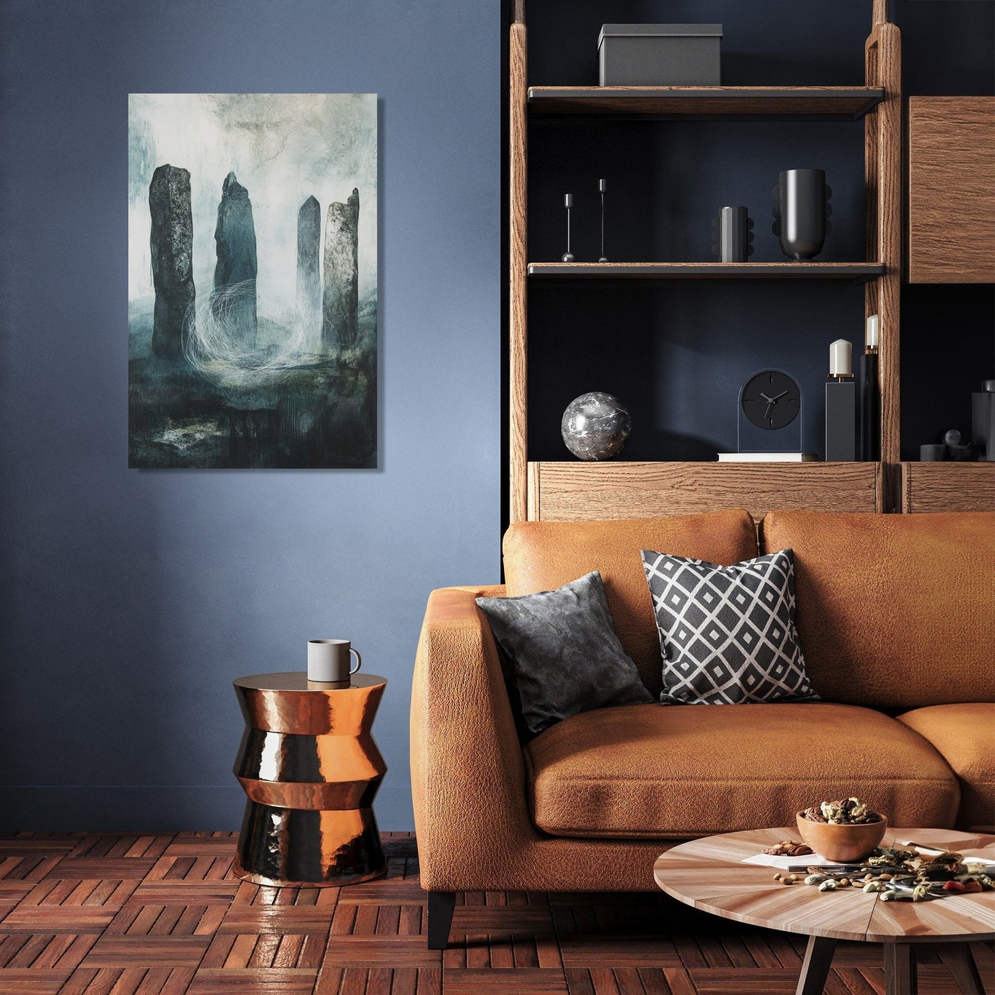 Celestial Stone Circle Canvas