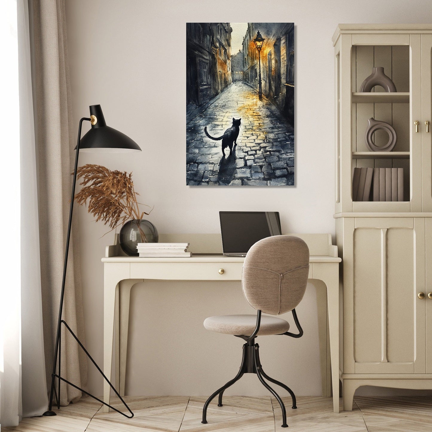 Nocturnal Stroll Canvas