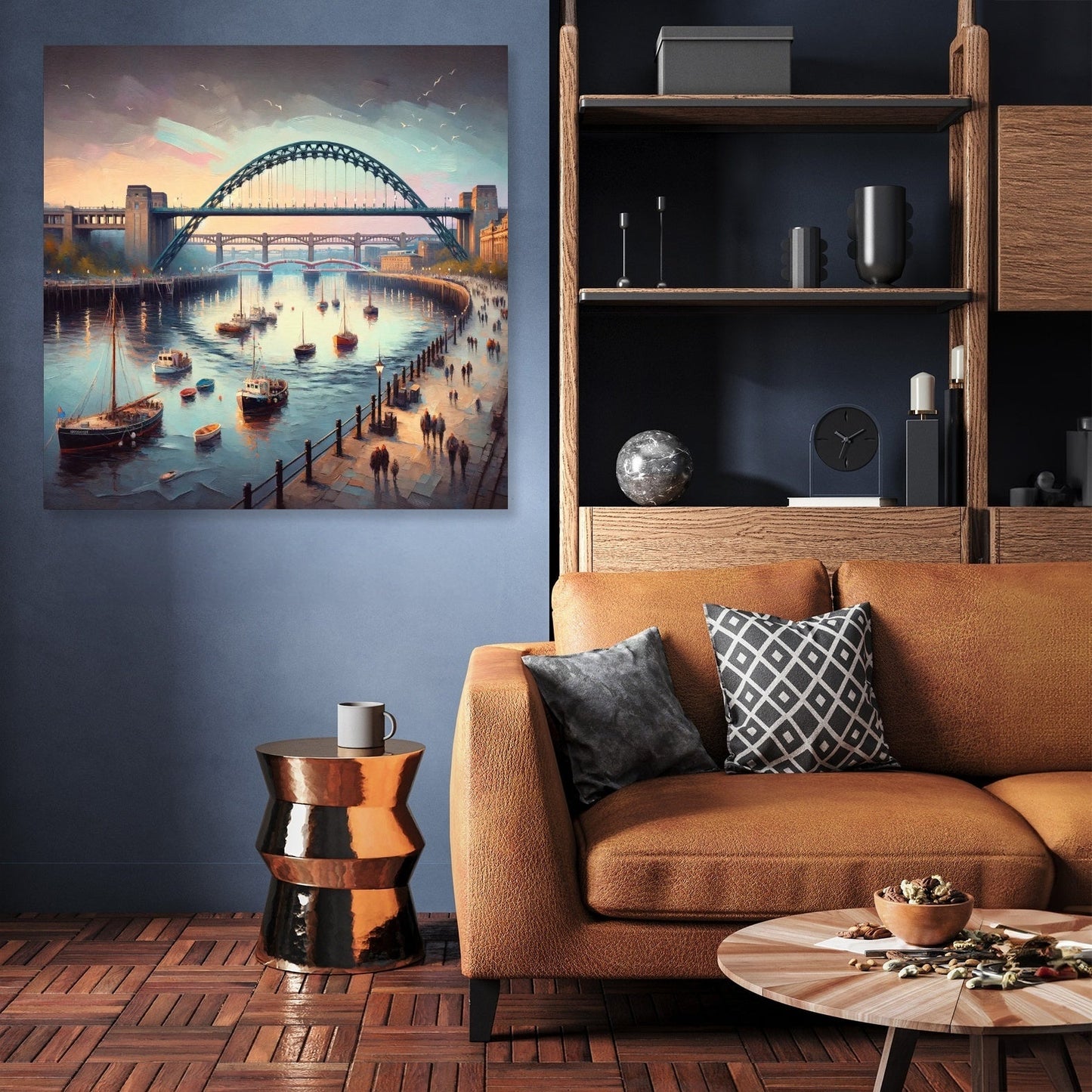 Newcastle Quayside Serenity Canvas