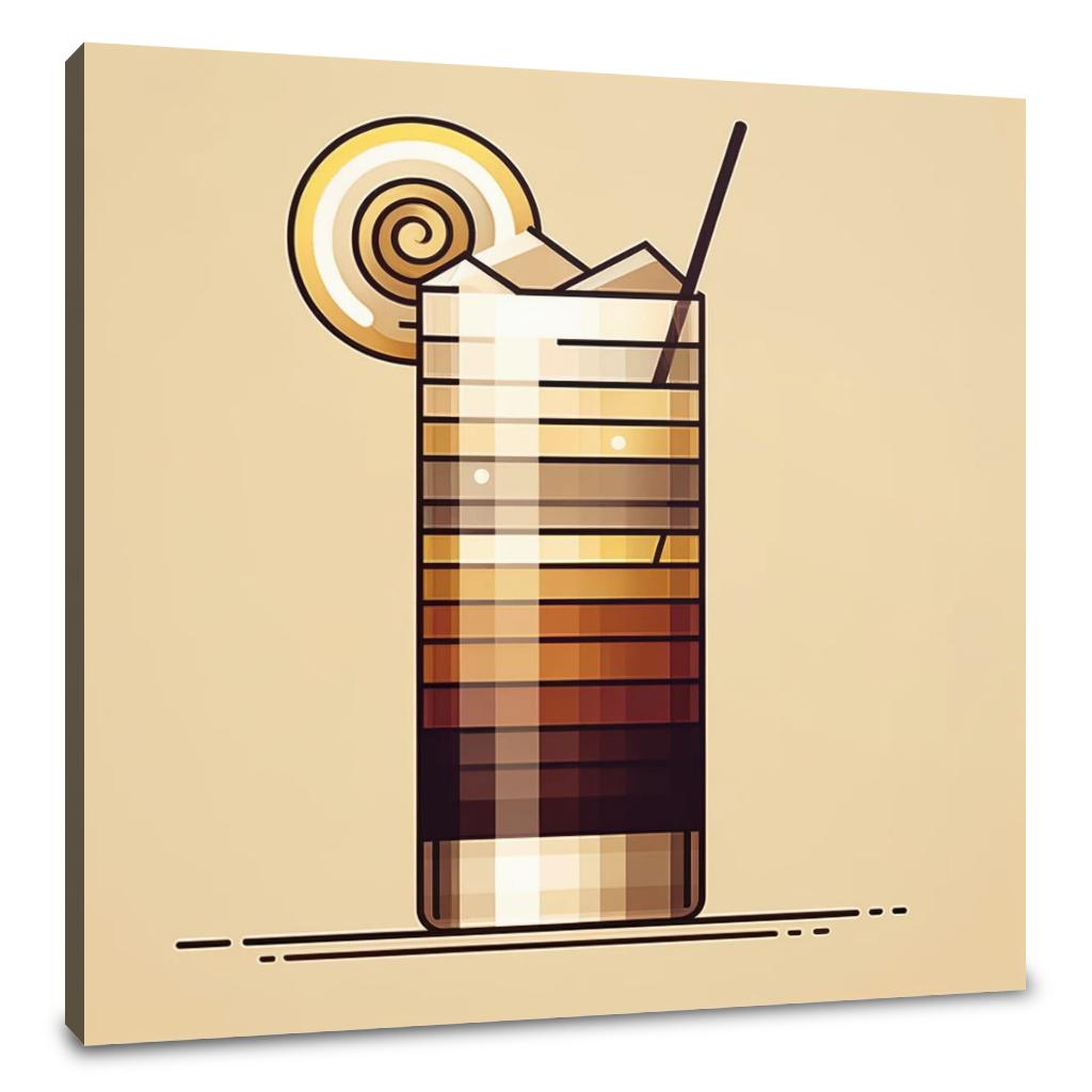 Long Island Iced Tea Minimalist Canvas