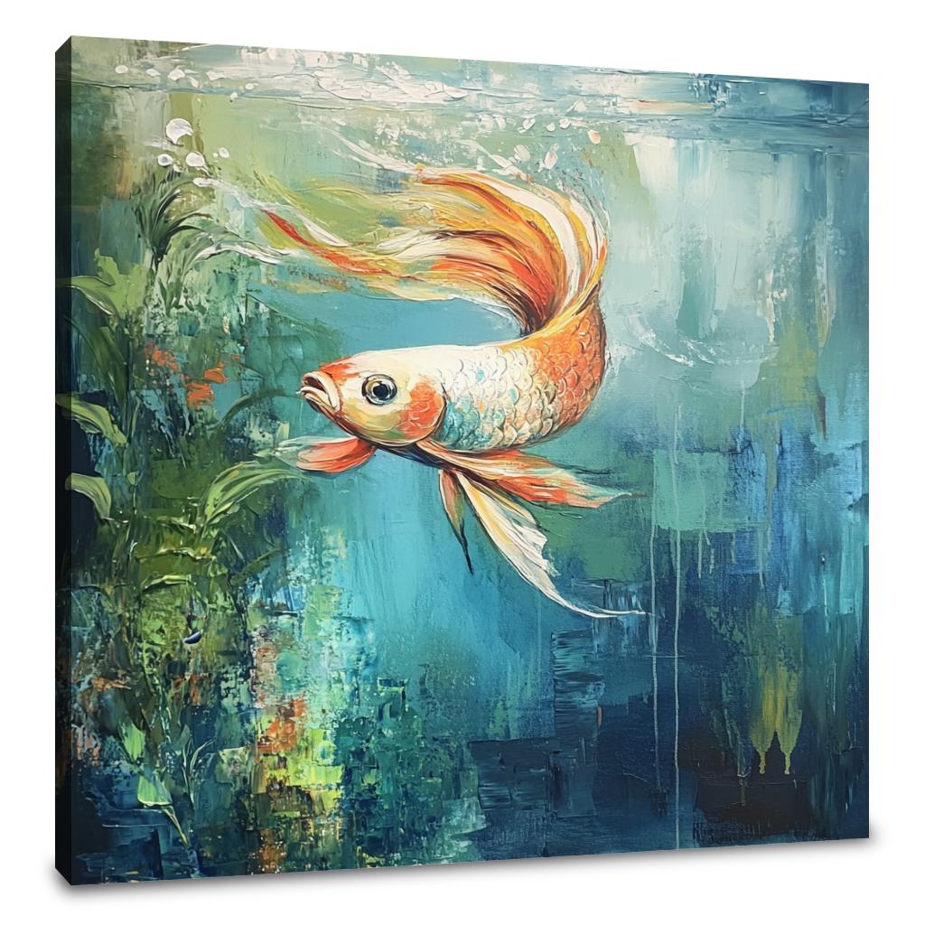 Graceful Currents Canvas