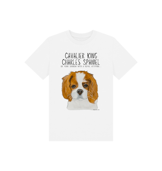 Tiny Royal, Big Attitude: Eco Kids Tee Featuring Their Noble Fluffy Shadow