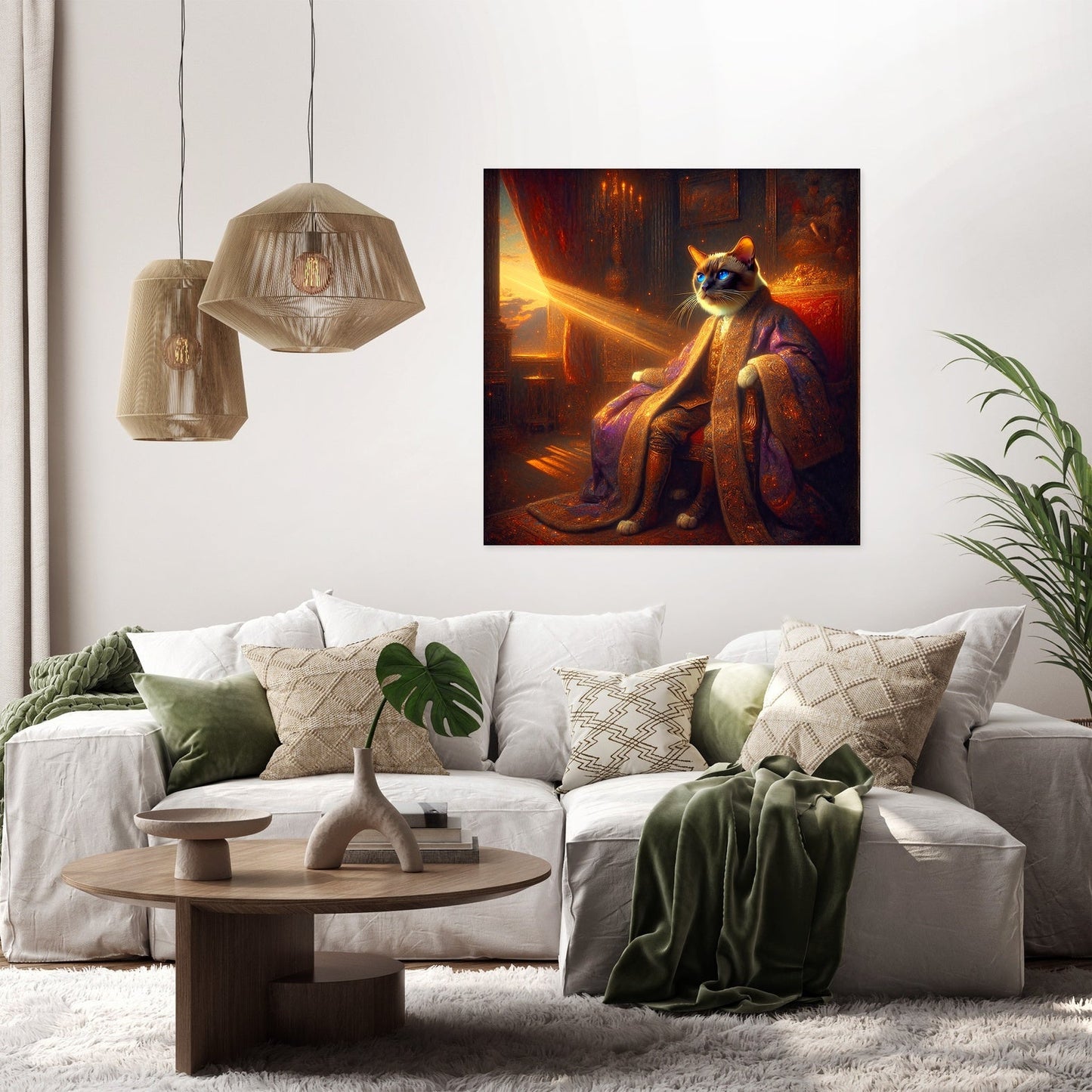 Regal Burmese Twilight Canvas
