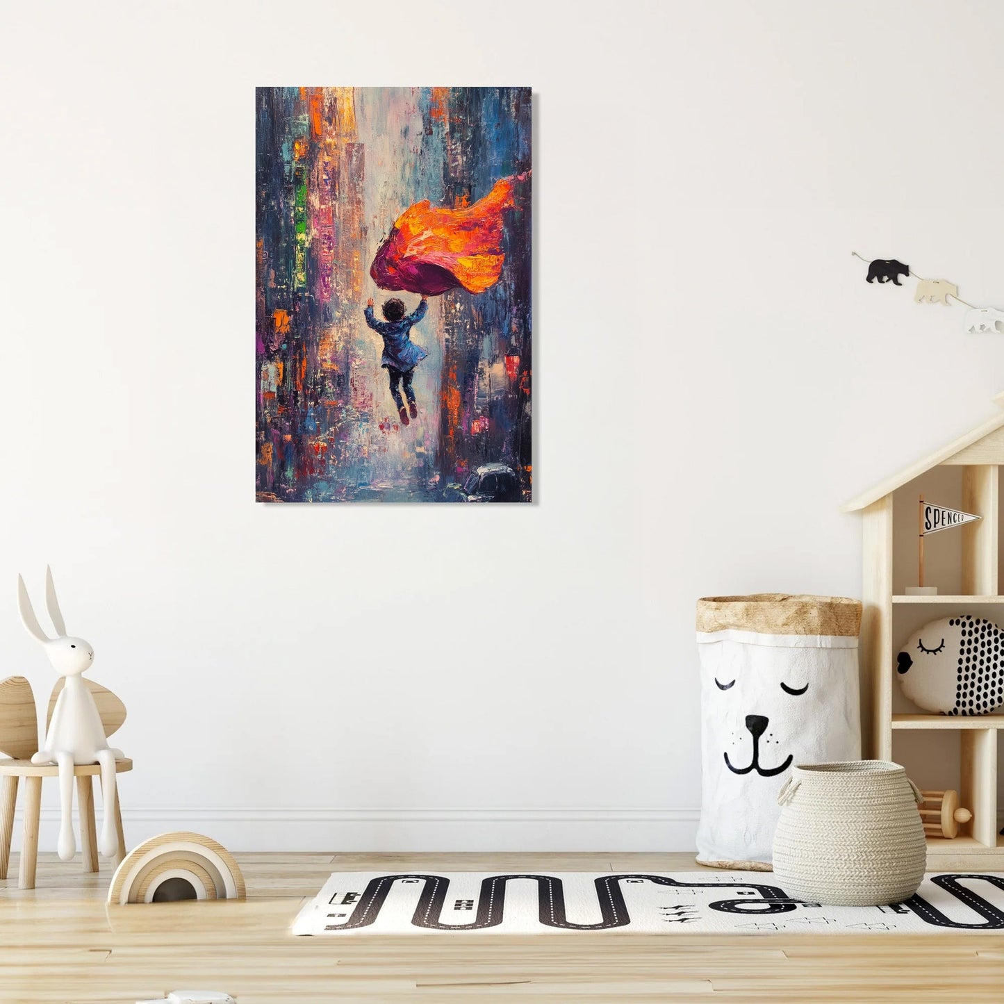 Little Hero's Leap Canvas
