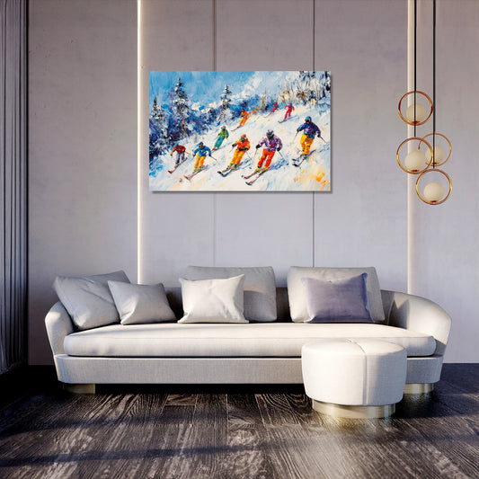 Ski Adventure Canvas