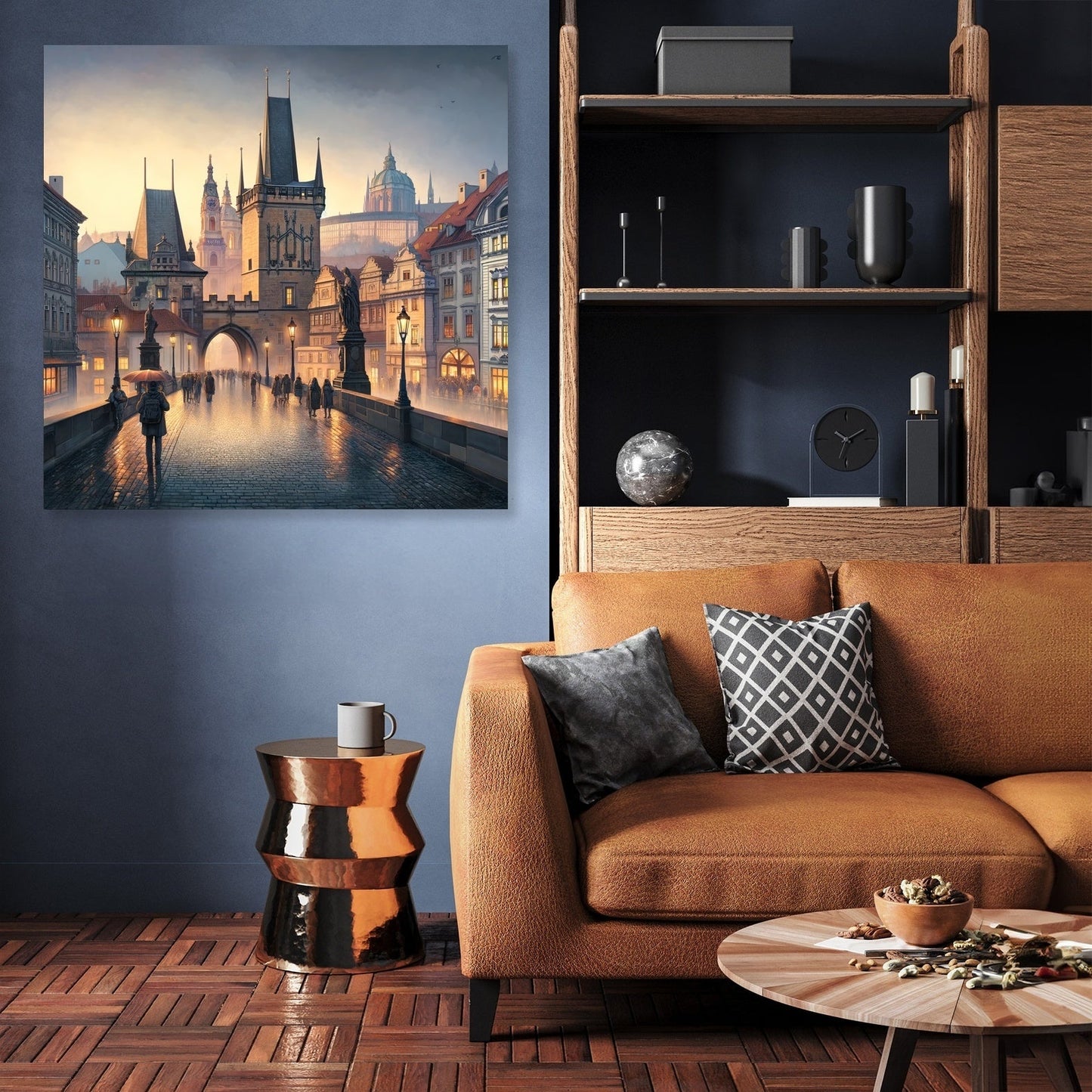 Prague Panorama Canvas