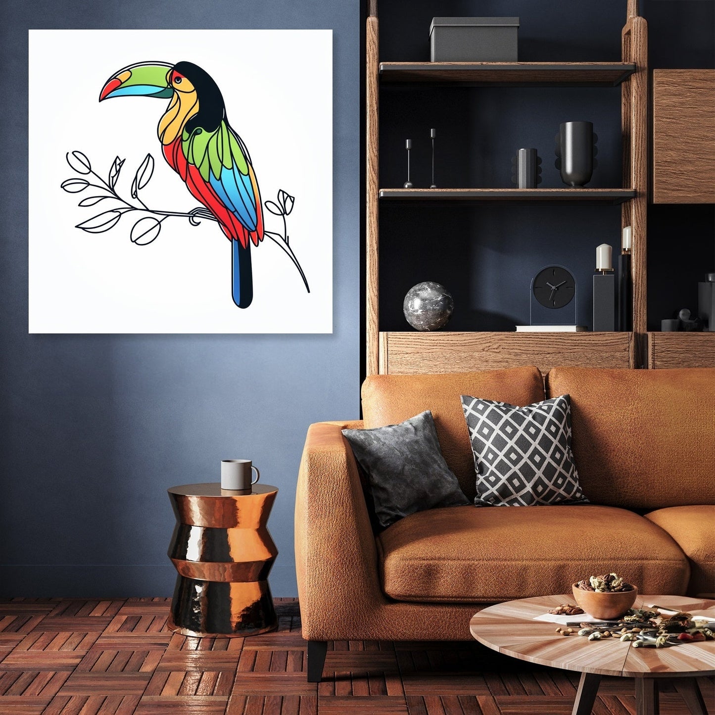 Vibrant Minimalism Canvas