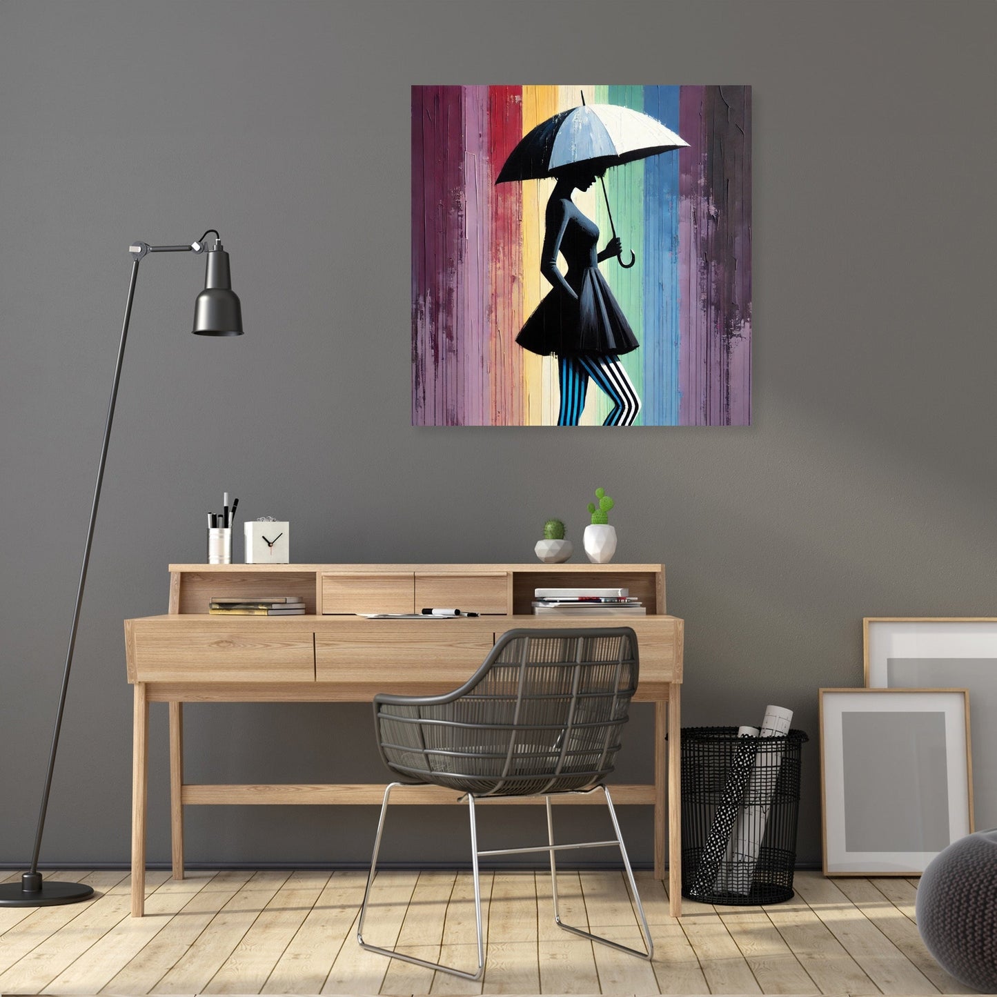 Midnight Rainbow Canvas