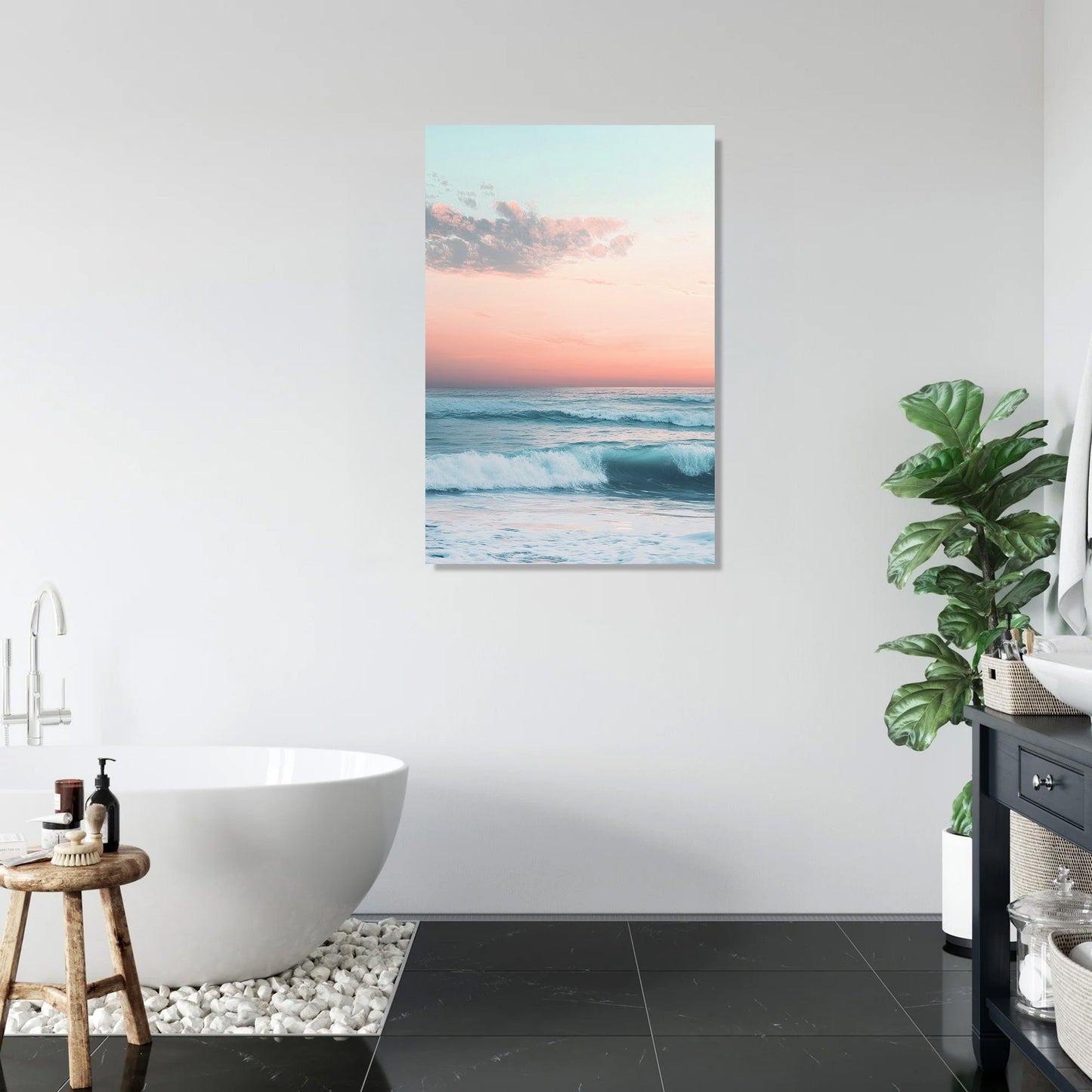 Coastal Horizon Breeze Canvas
