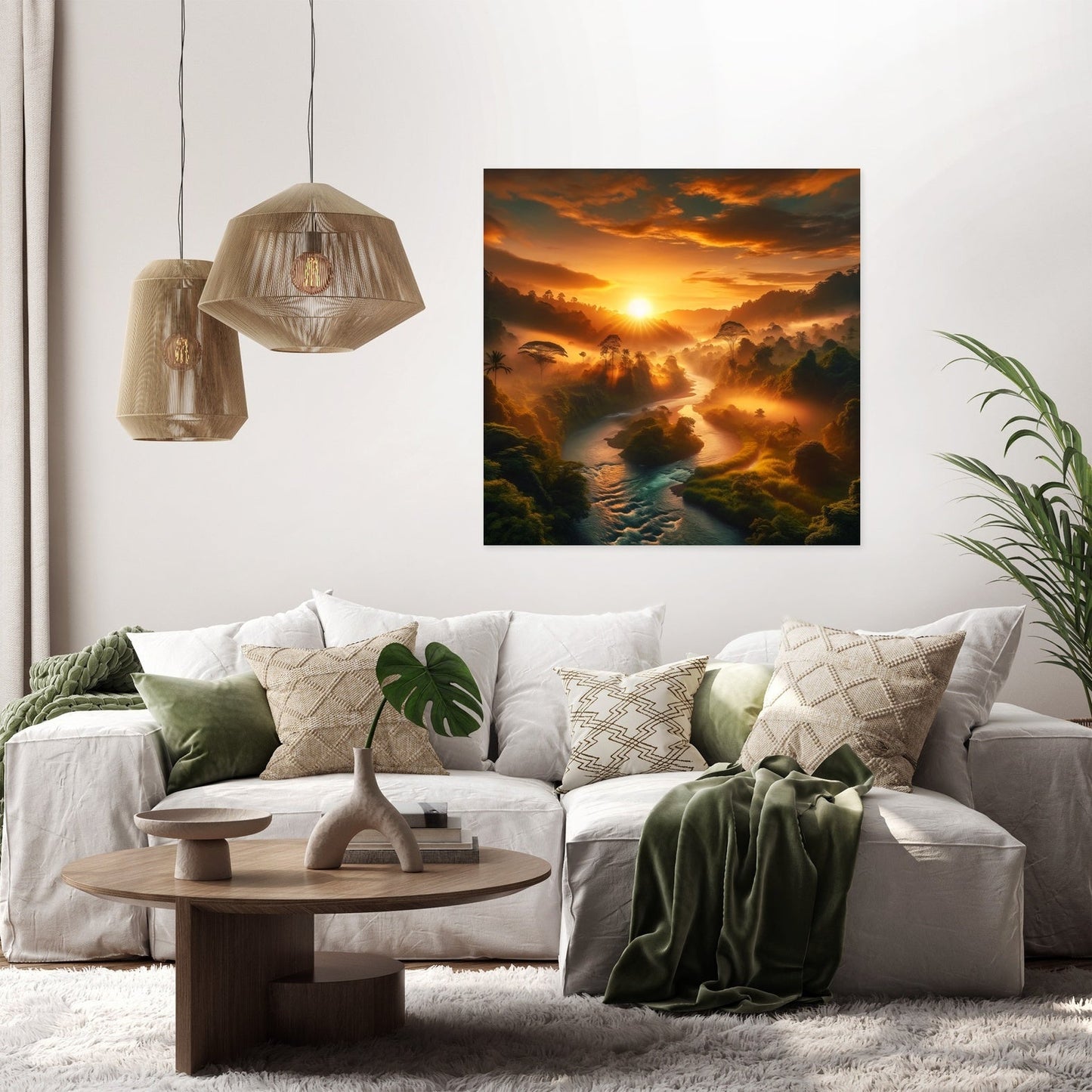 Dhace Sunrise Serenity Canvas
