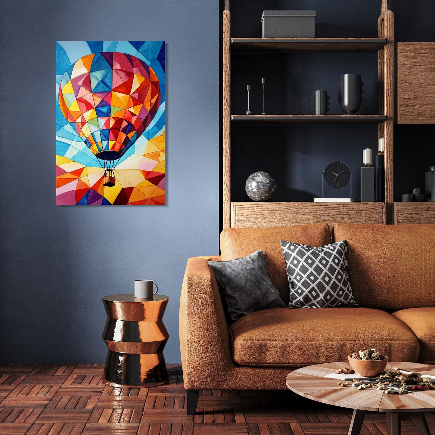 Geometric Hot Air Canvas