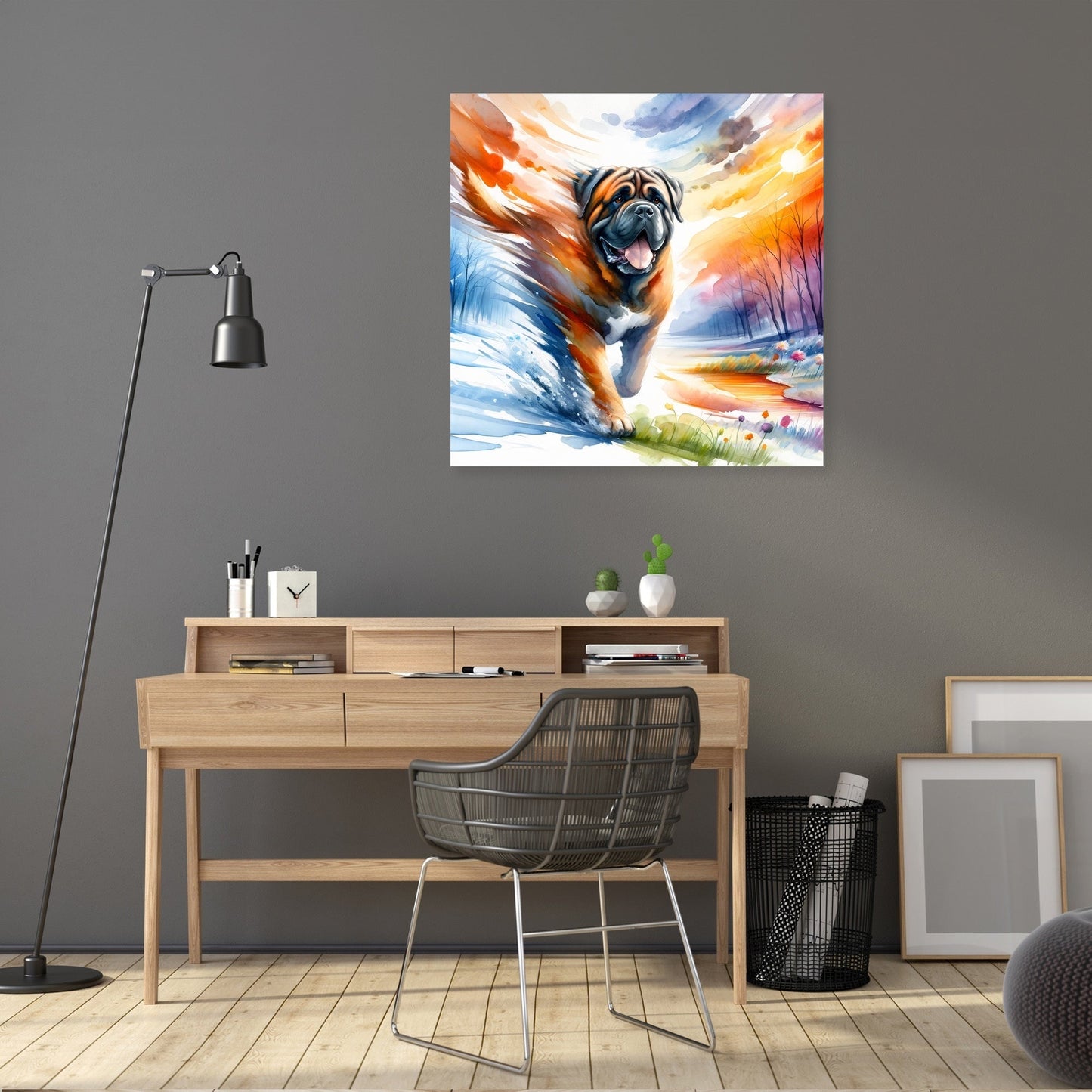 Seasons' Journey Bullmastiff Canvas