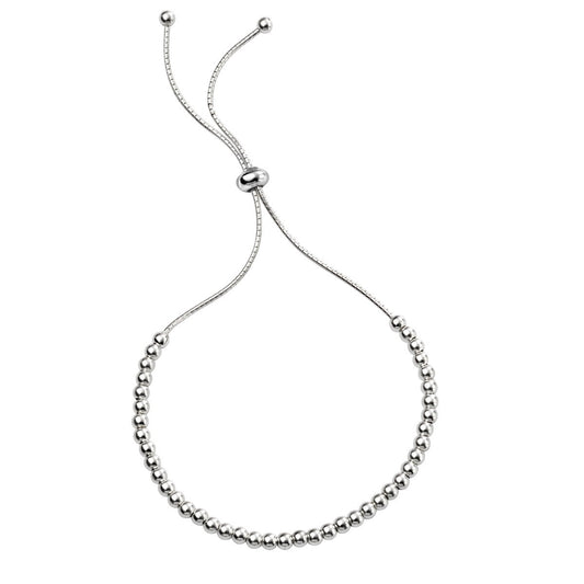 Beginnings Polished Ball Adjustable Toggle Bracelet
