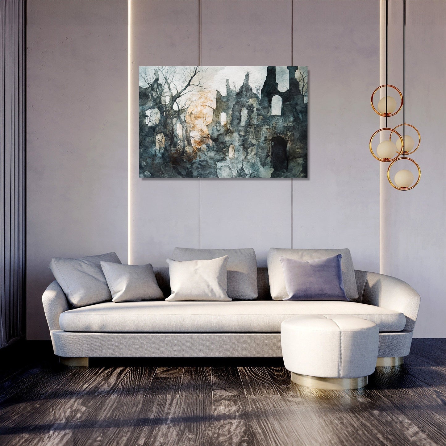 Fragmented Chaos Canvas