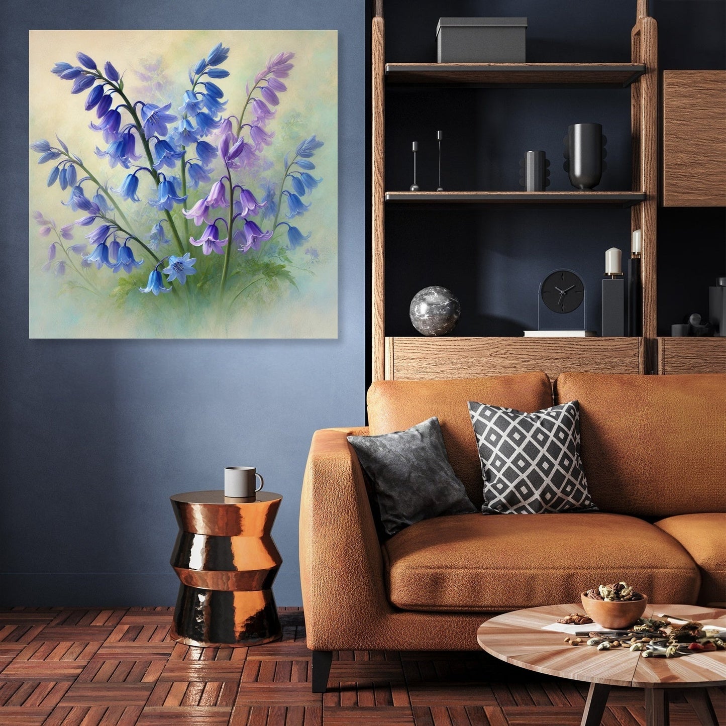 Whispering Bluebells Canvas