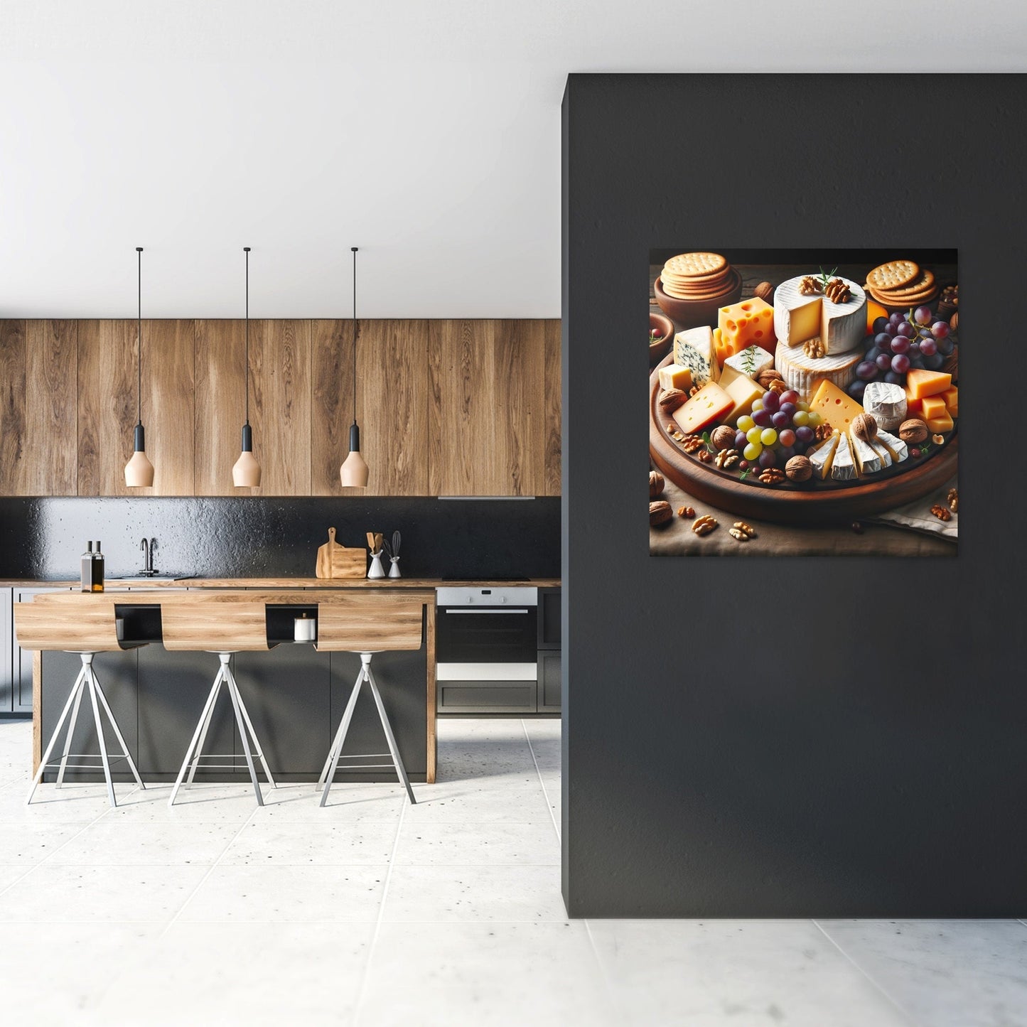 Gourmet Cheeseboard Canvas