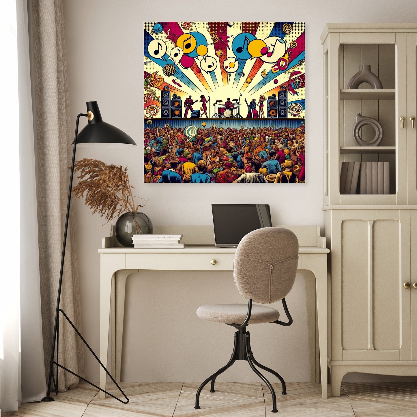 Pop Rhythms Festival Canvas