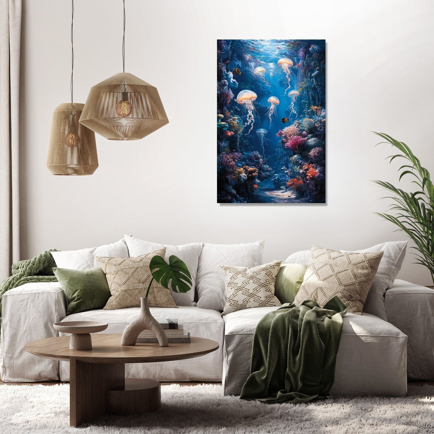 Enigmatic Ocean Symphony Canvas