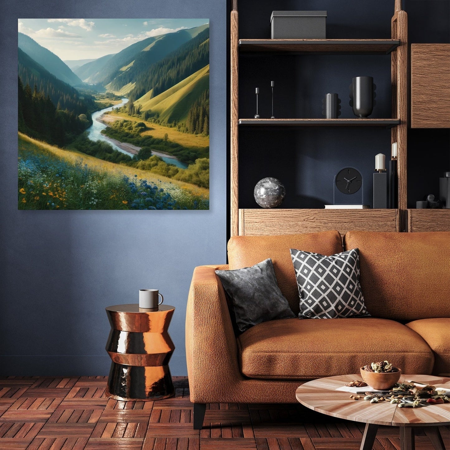 Serene Valley Canvas