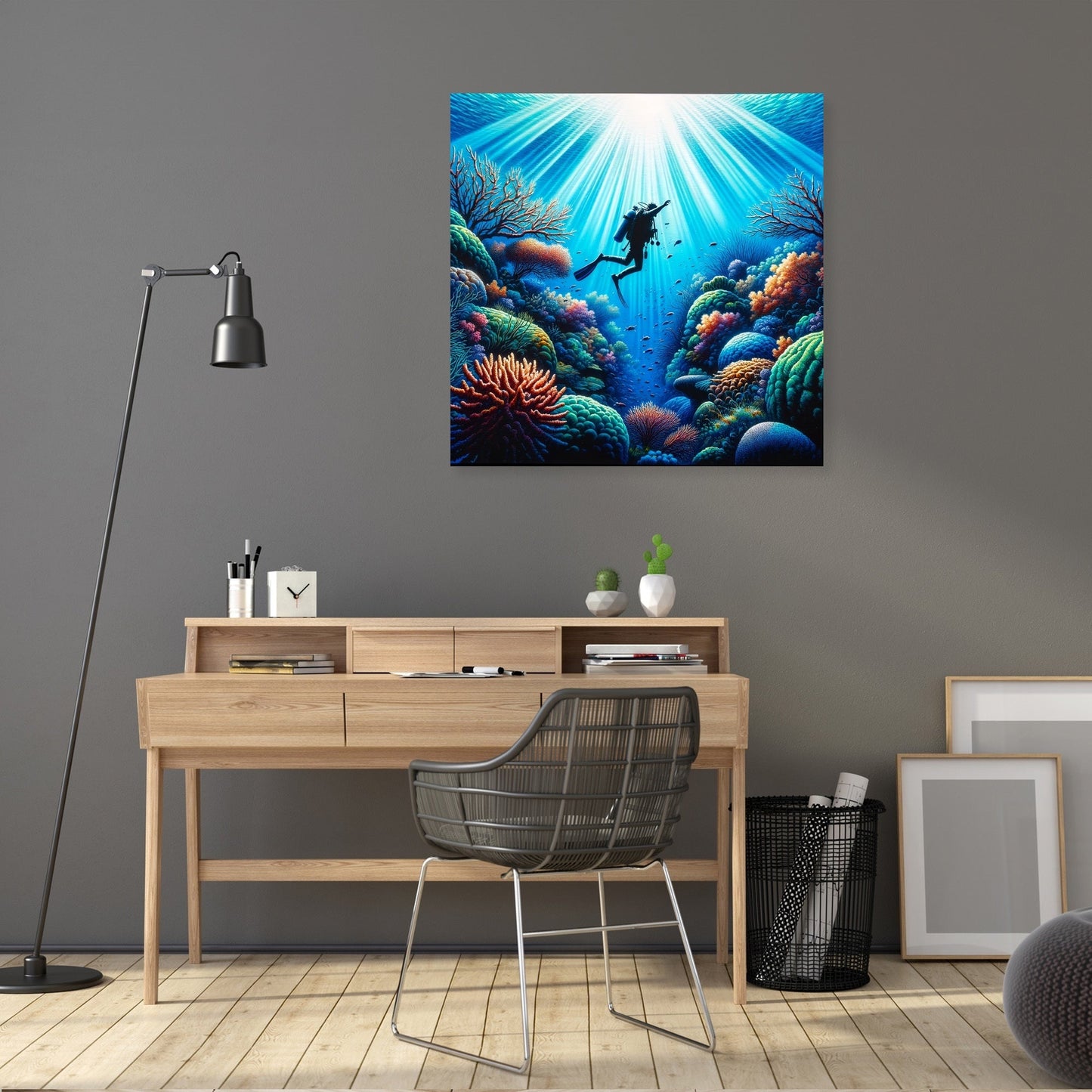 Coral Reef Explorer Canvas
