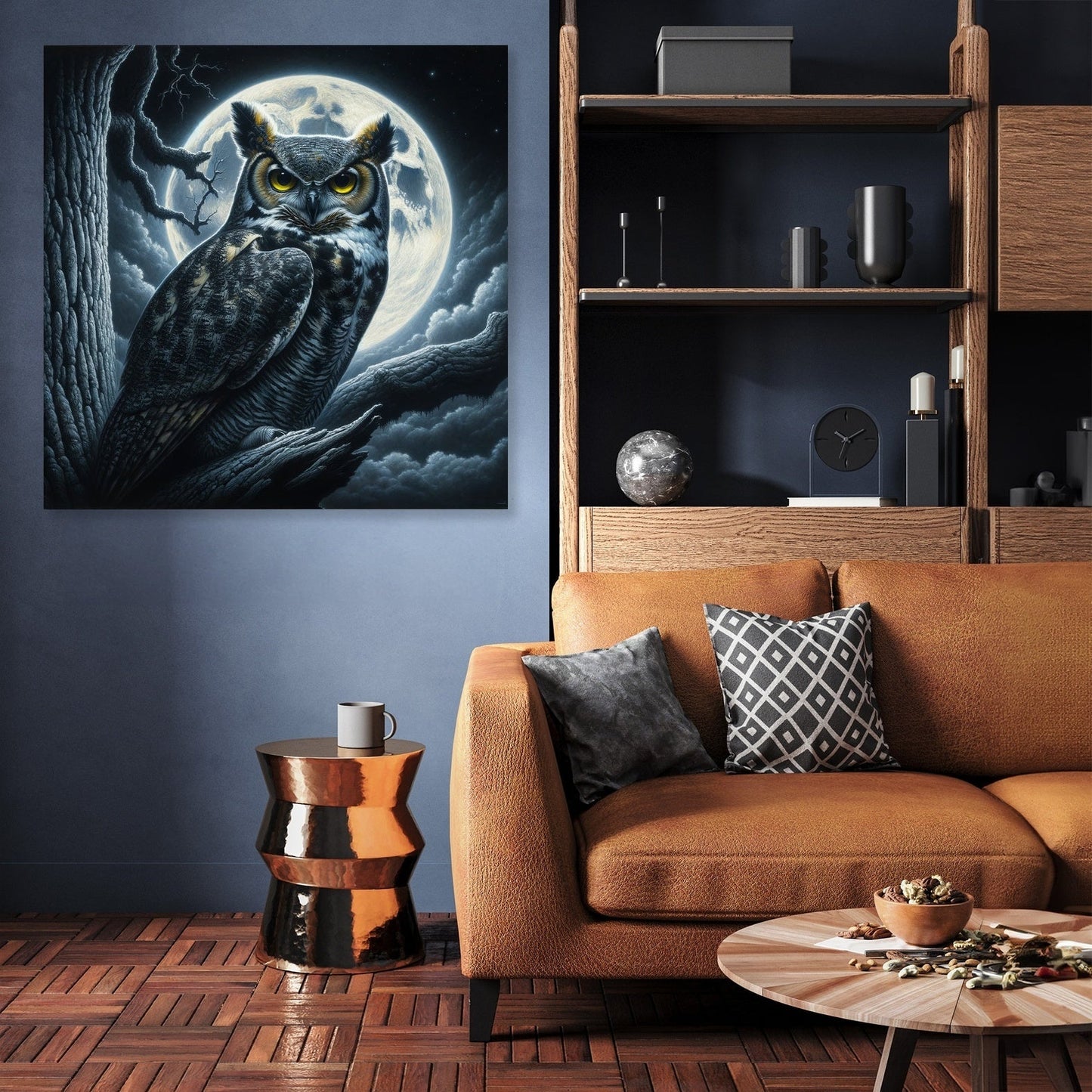 Midnight Gaze Canvas