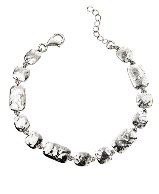 Beginnings Hammered Multi Link Bracelet