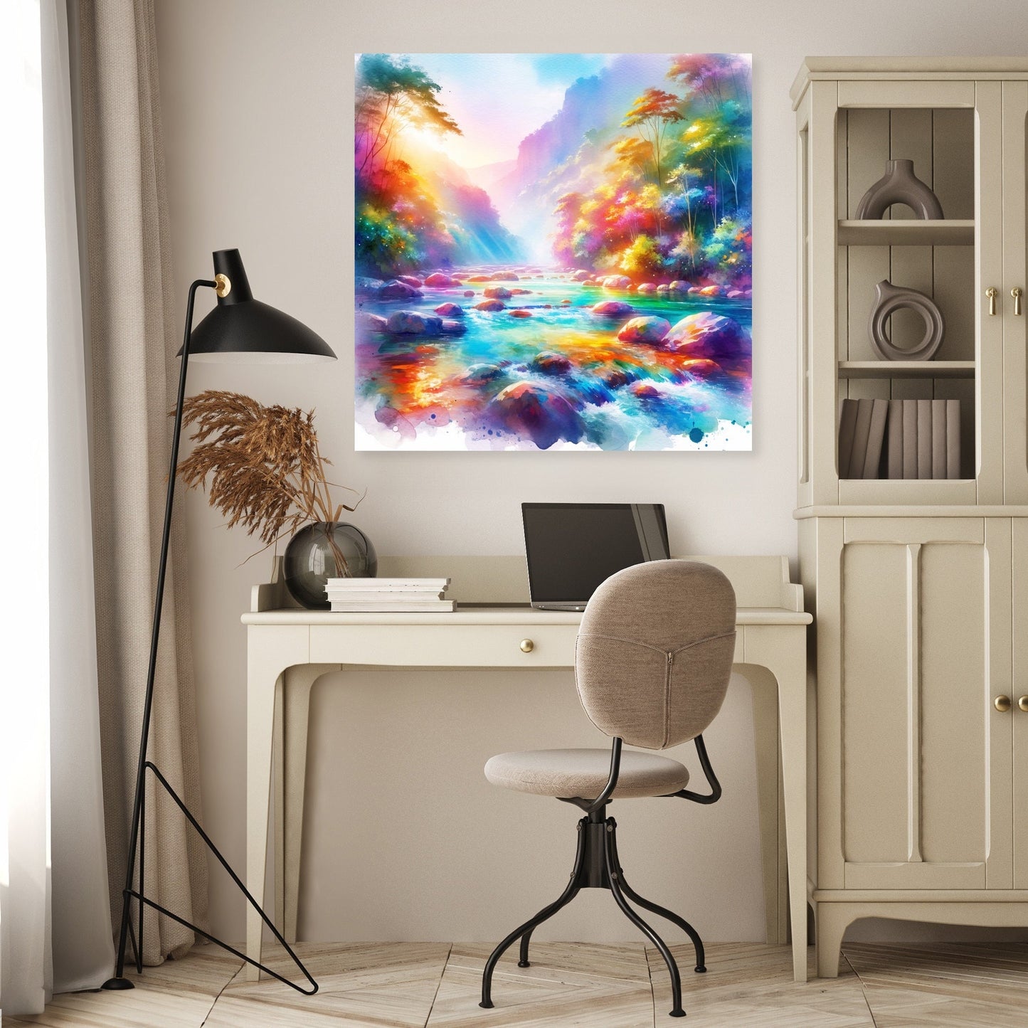 Rainbow River Canvas